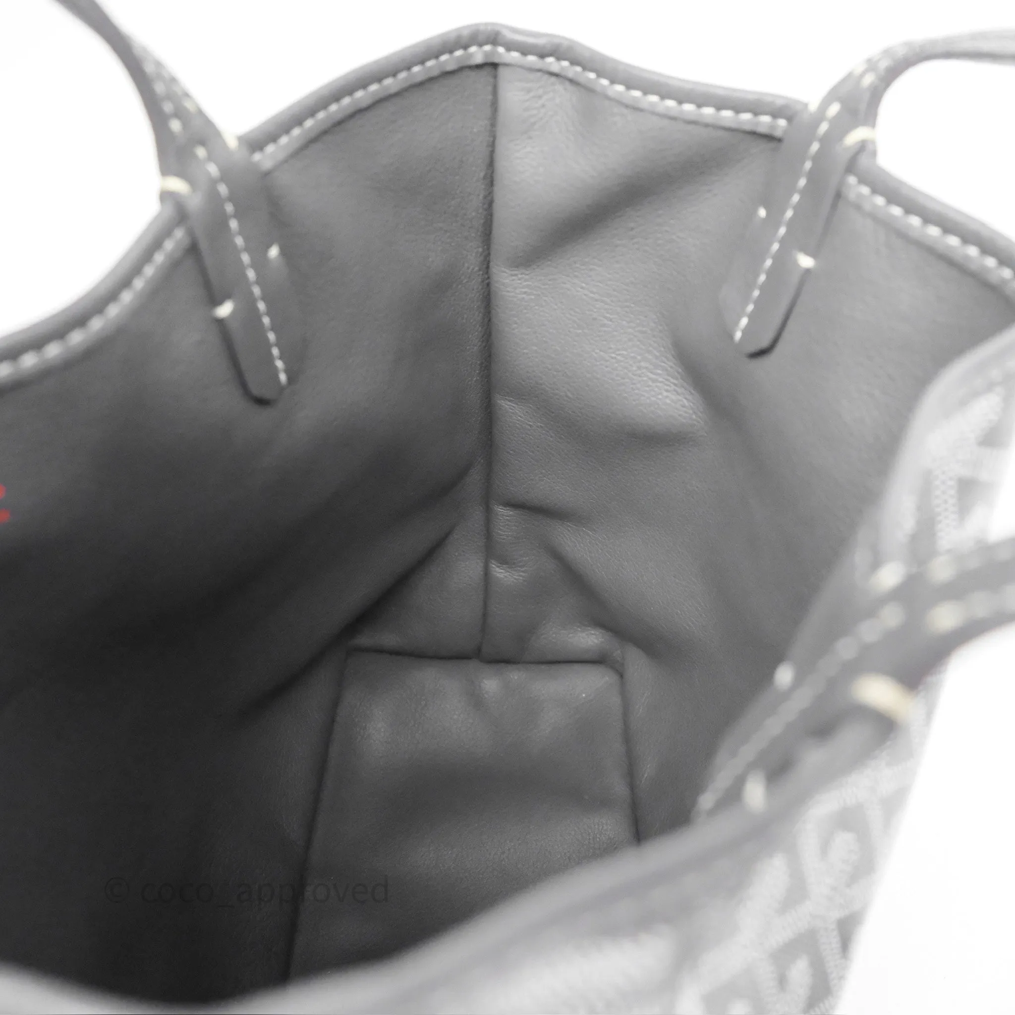 Goyard Anjou Mini Bag Goyardine Canvas Grey