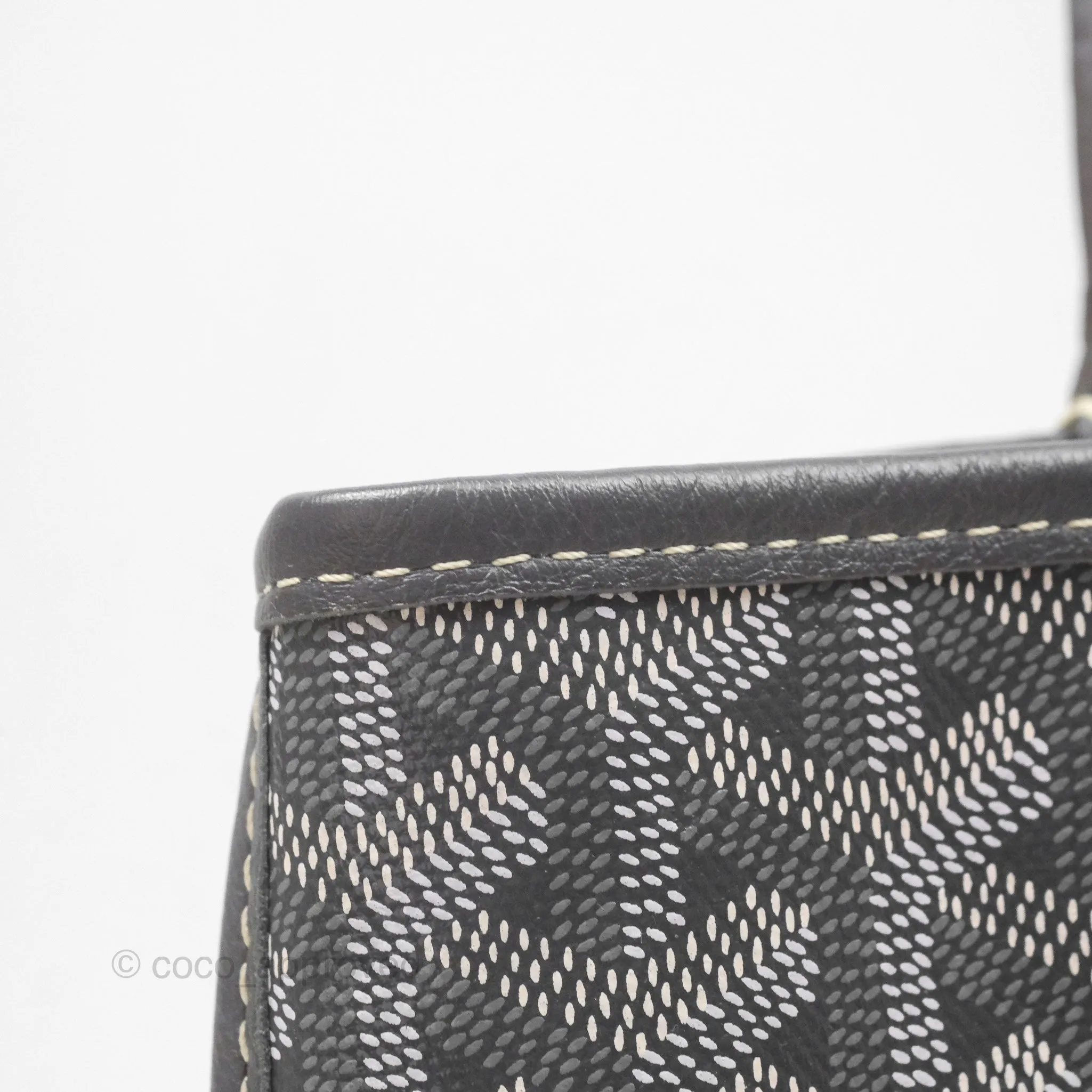 Goyard Anjou Mini Bag Goyardine Canvas Grey