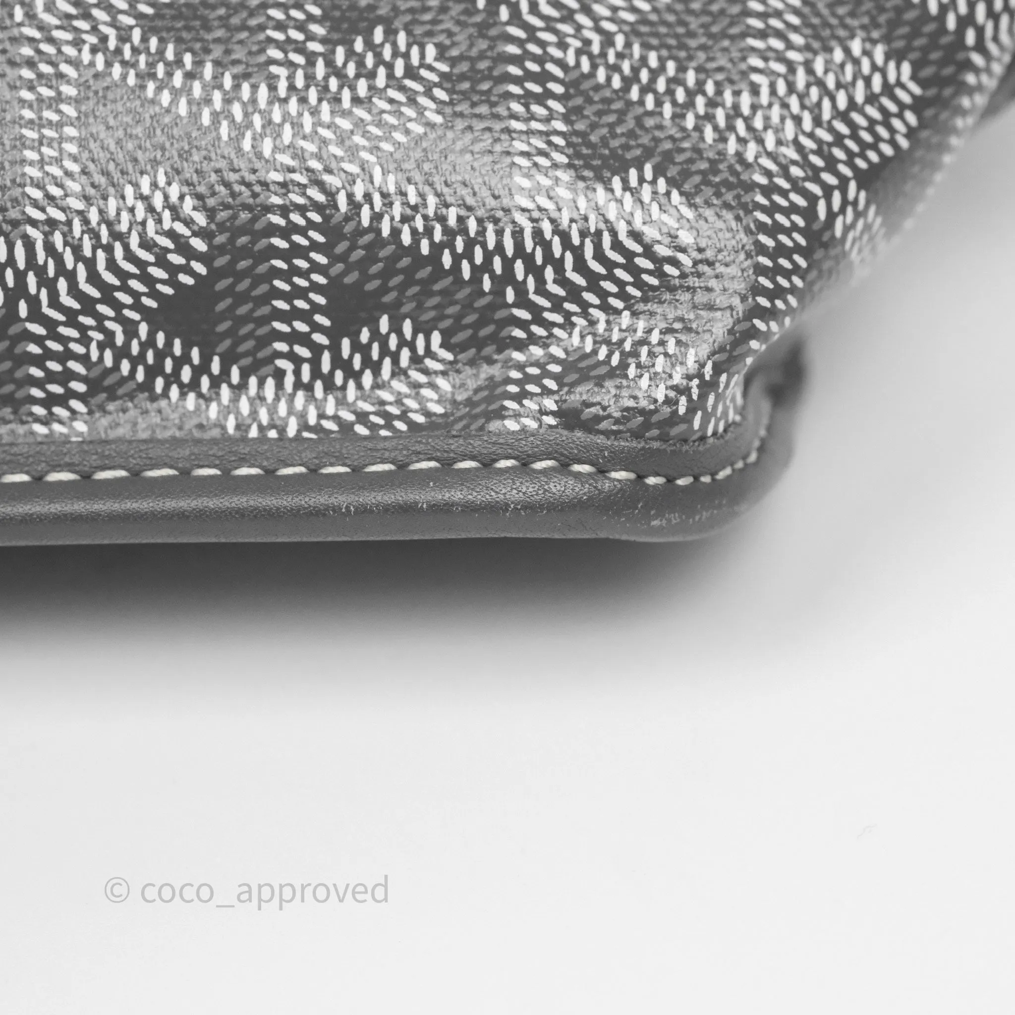 Goyard Anjou Mini Bag Goyardine Canvas Grey