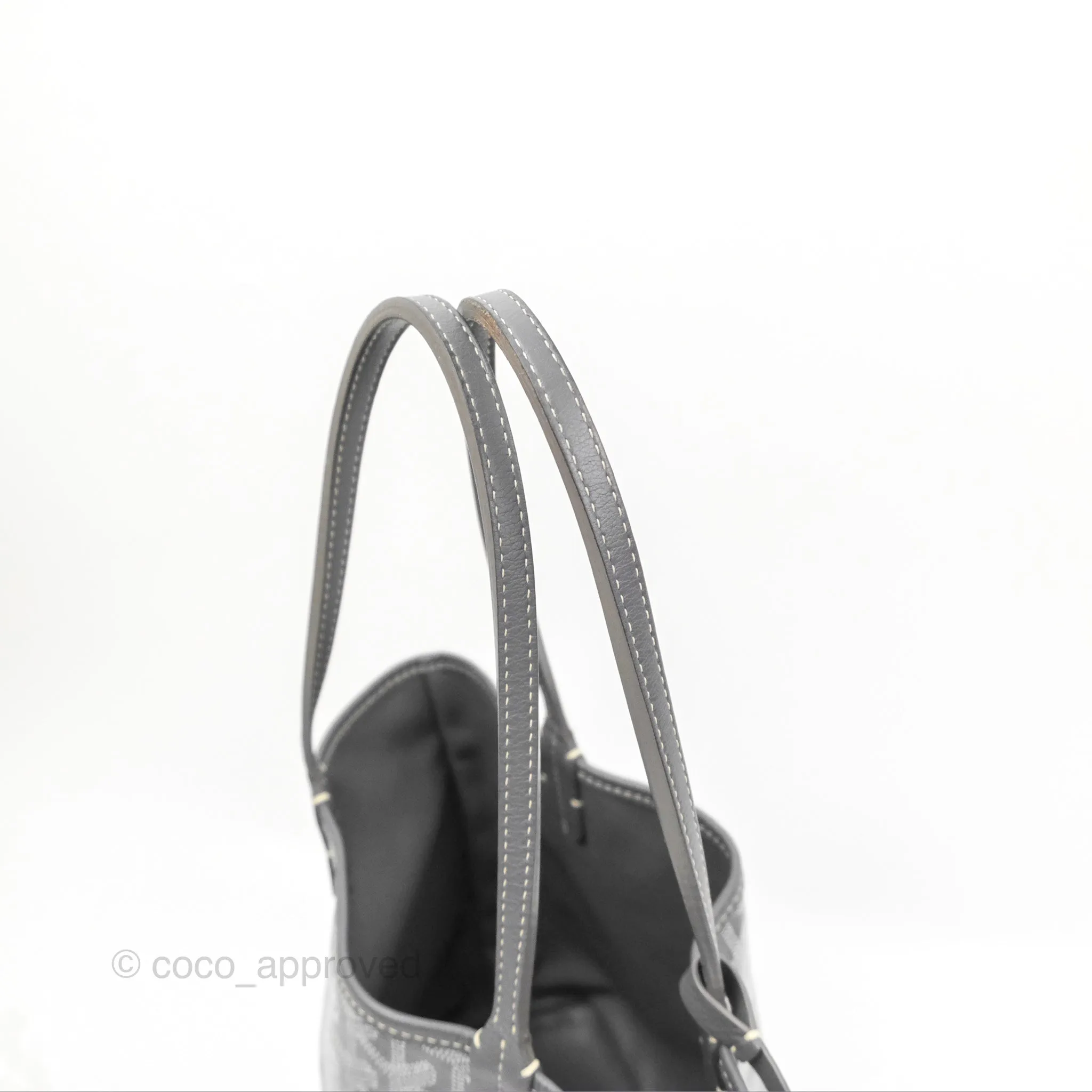 Goyard Anjou Mini Bag Goyardine Canvas Grey
