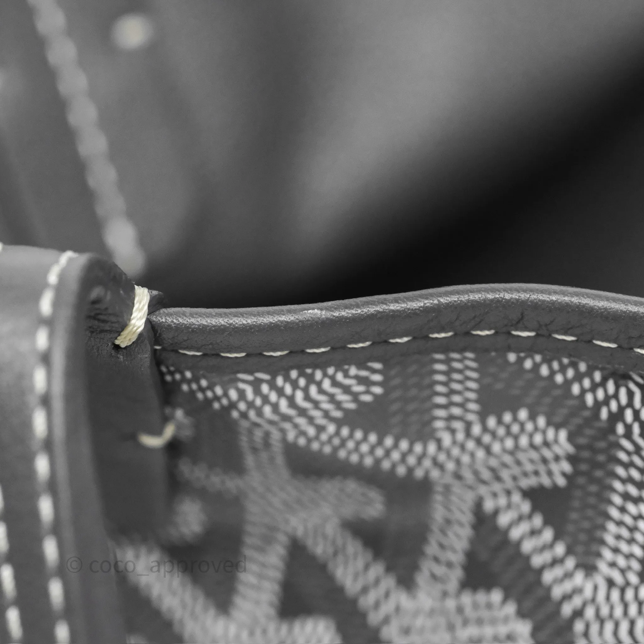 Goyard Anjou Mini Bag Goyardine Canvas Grey