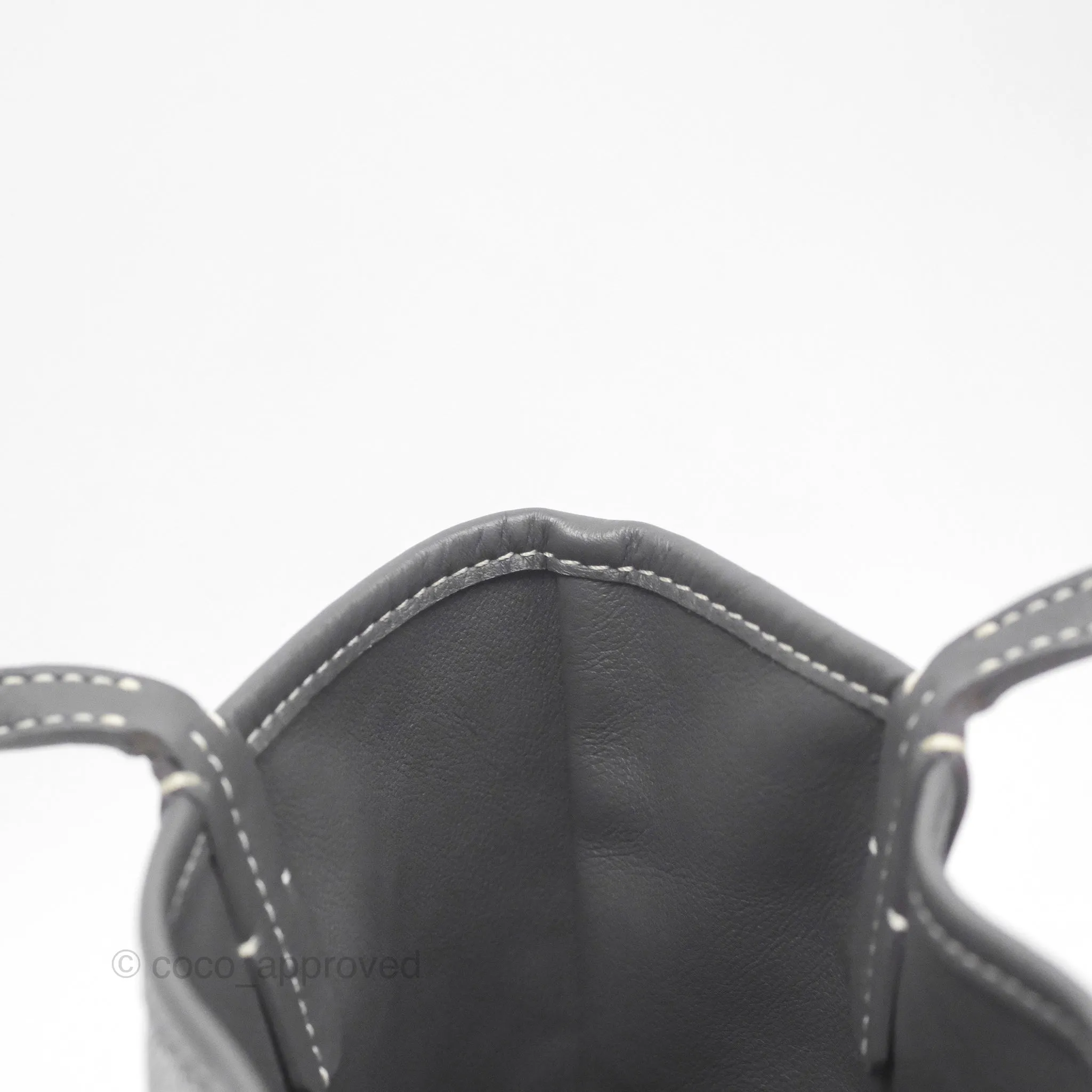 Goyard Anjou Mini Bag Goyardine Canvas Grey