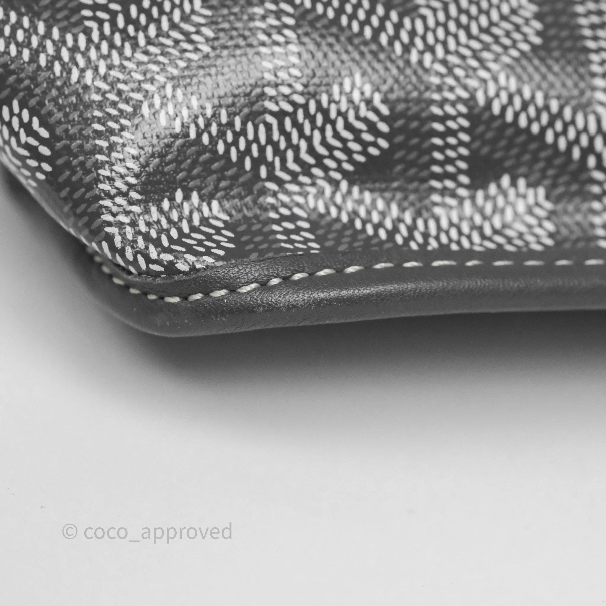 Goyard Anjou Mini Bag Goyardine Canvas Grey