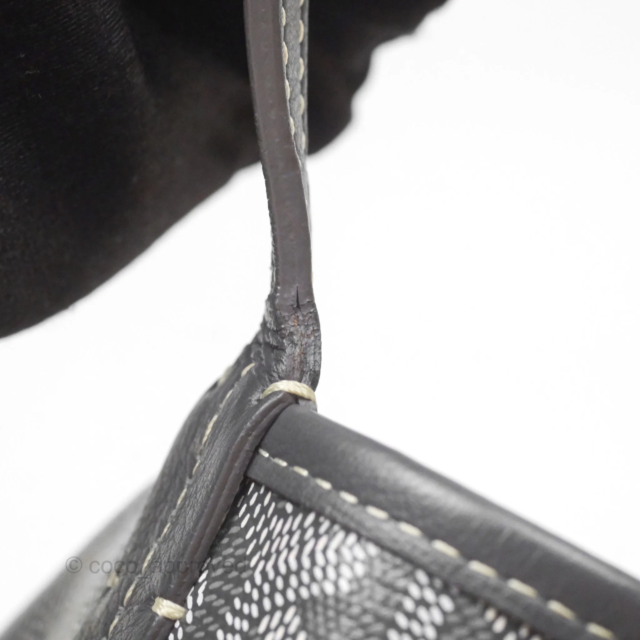 Goyard Anjou Mini Bag Goyardine Canvas Grey