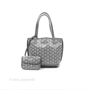 Goyard Anjou Mini Bag Goyardine Canvas Grey