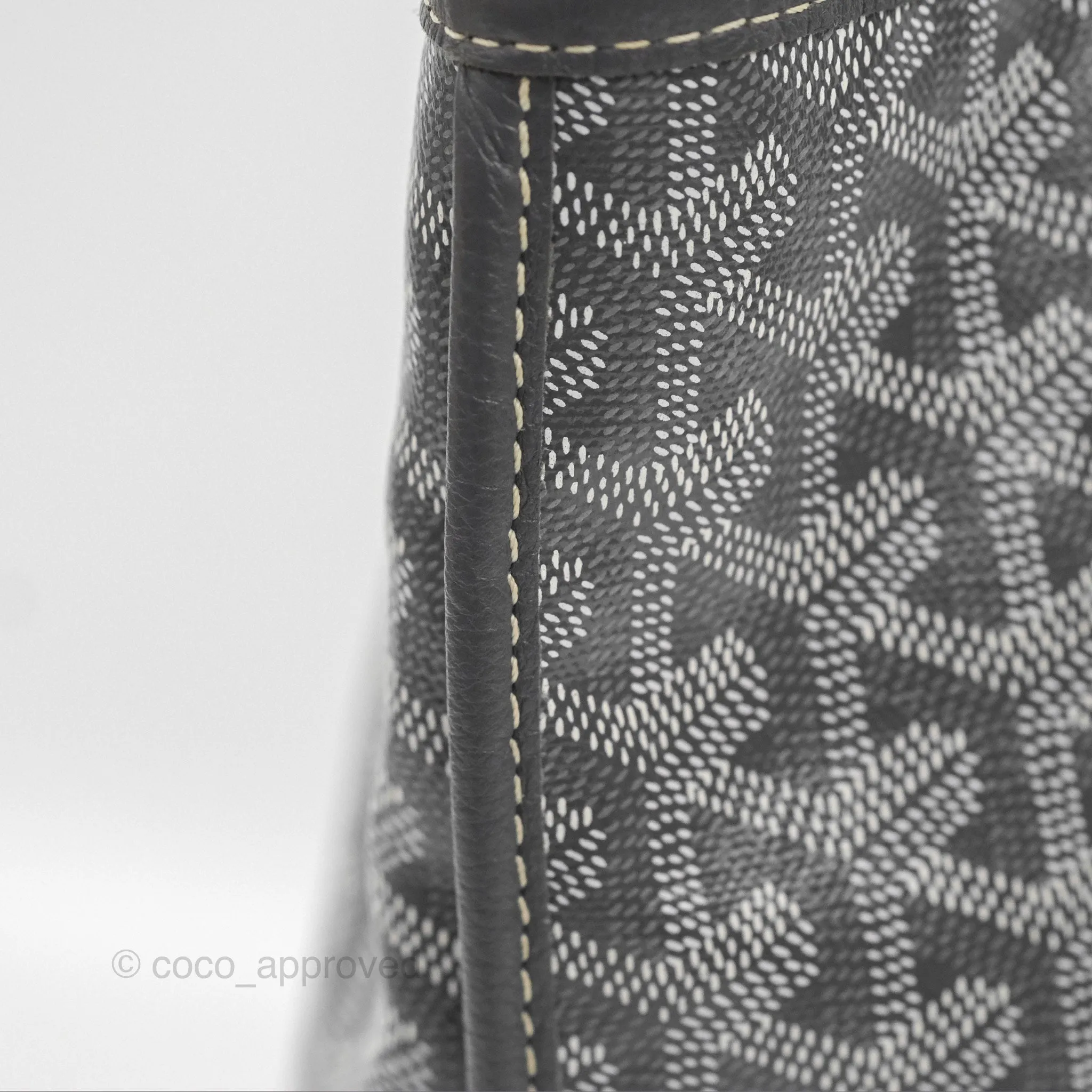 Goyard Anjou Mini Bag Goyardine Canvas Grey