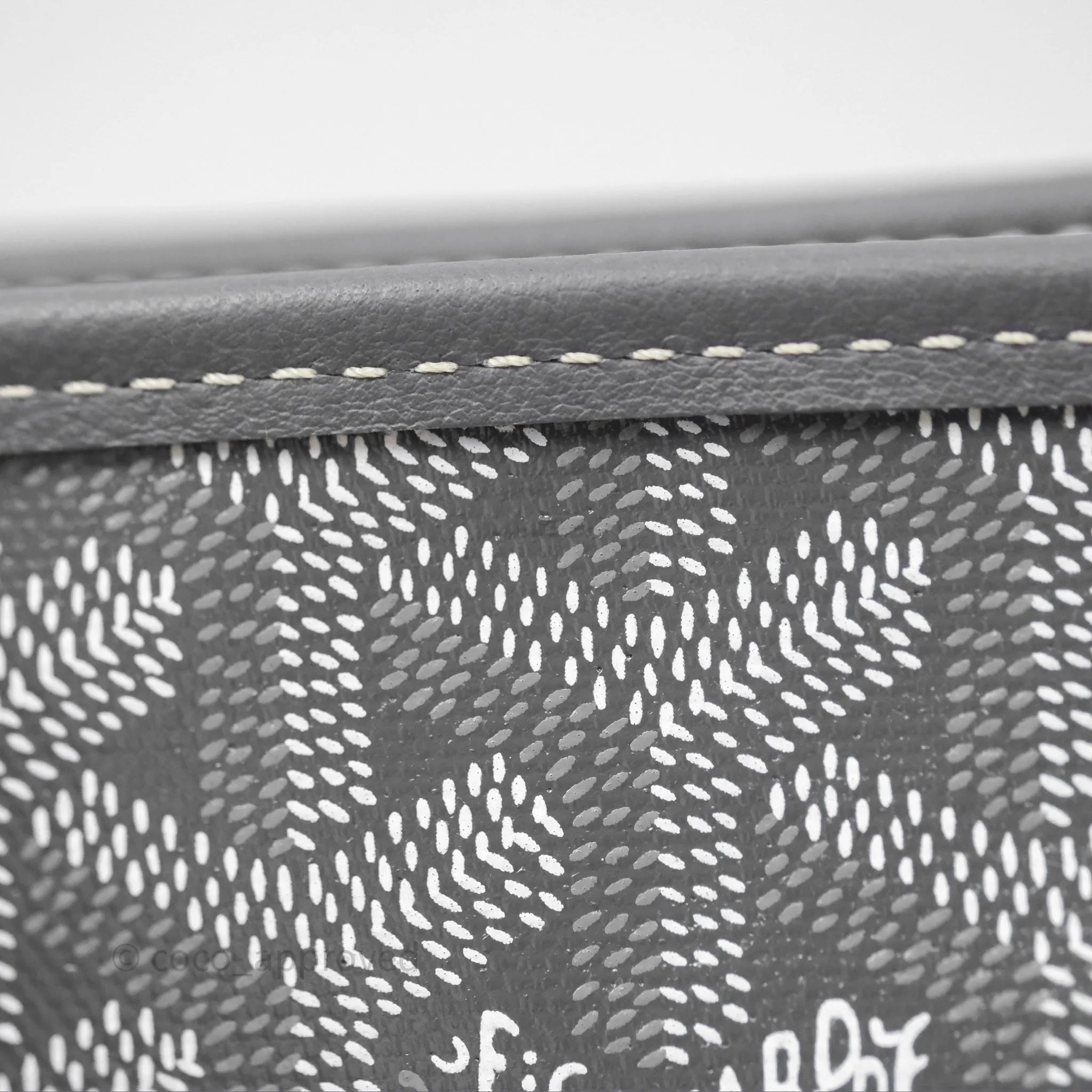 Goyard Anjou Mini Bag Goyardine Canvas Grey