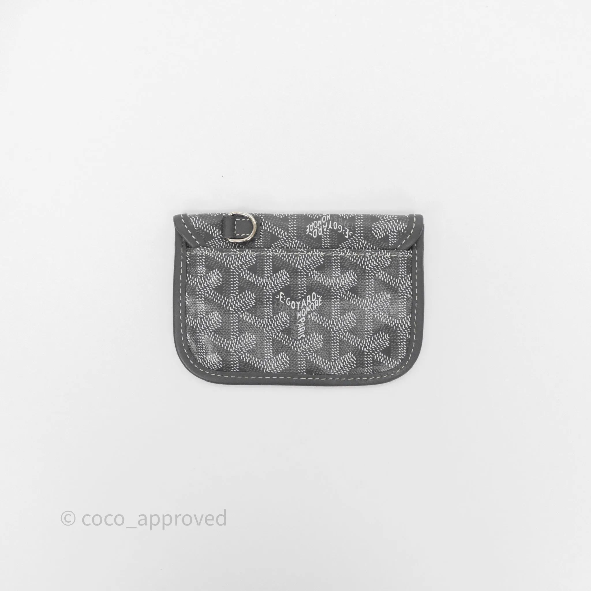 Goyard Anjou Mini Bag Goyardine Canvas Grey