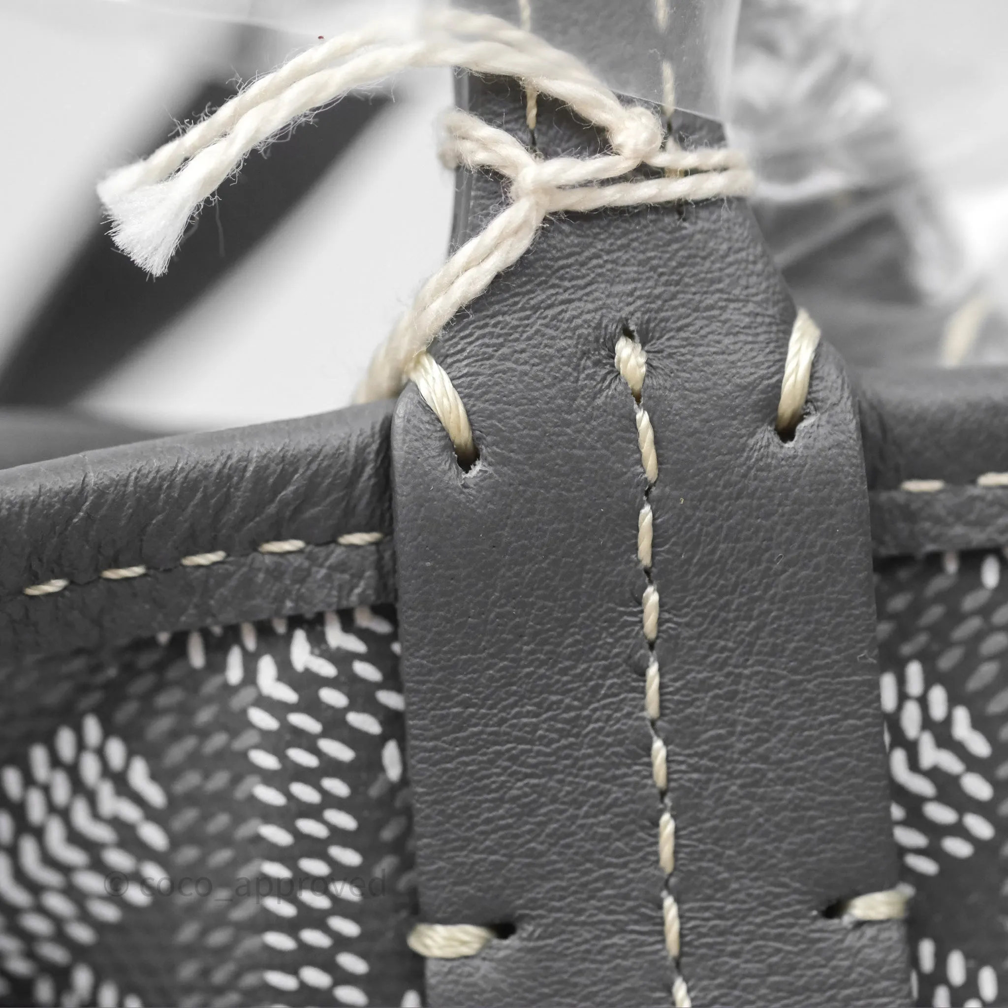 Goyard Anjou Mini Bag Goyardine Canvas Grey