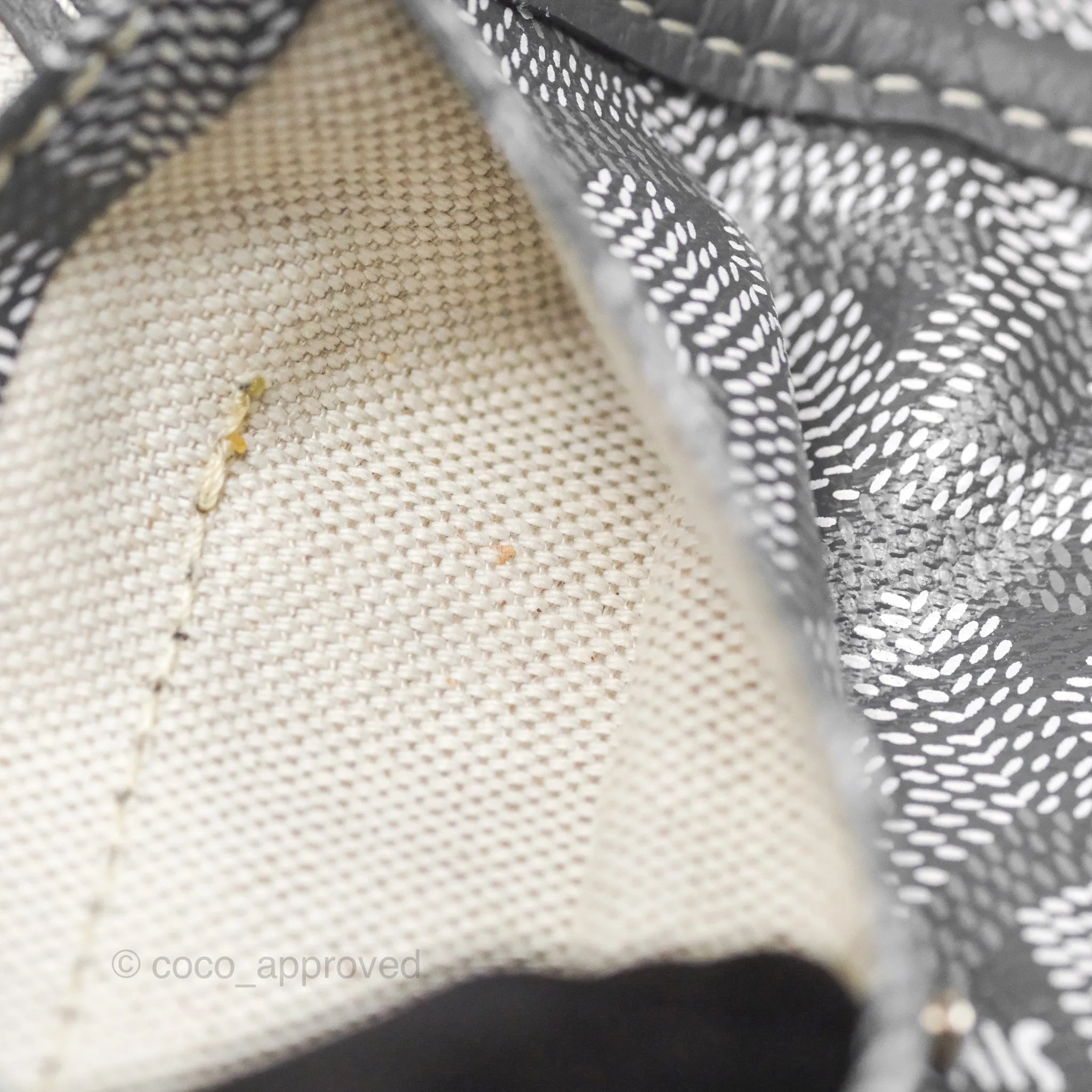 Goyard Anjou Mini Bag Goyardine Canvas Grey