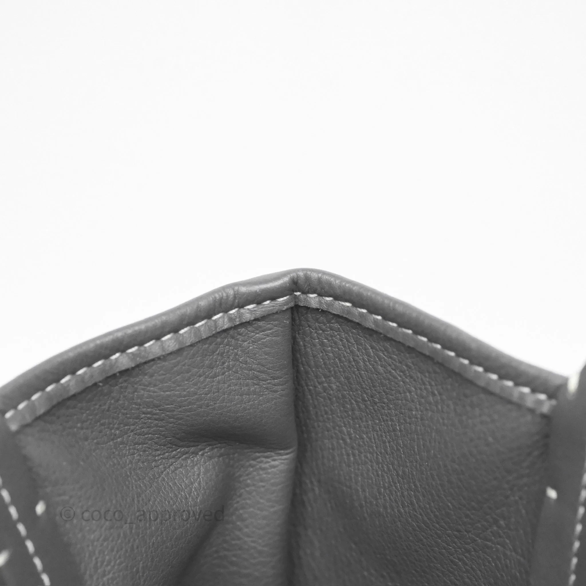Goyard Anjou Mini Bag Goyardine Canvas Grey