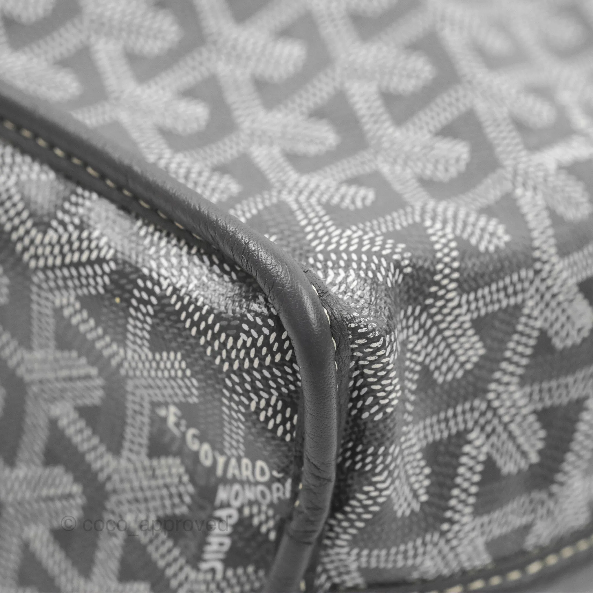 Goyard Anjou Mini Bag Goyardine Canvas Grey