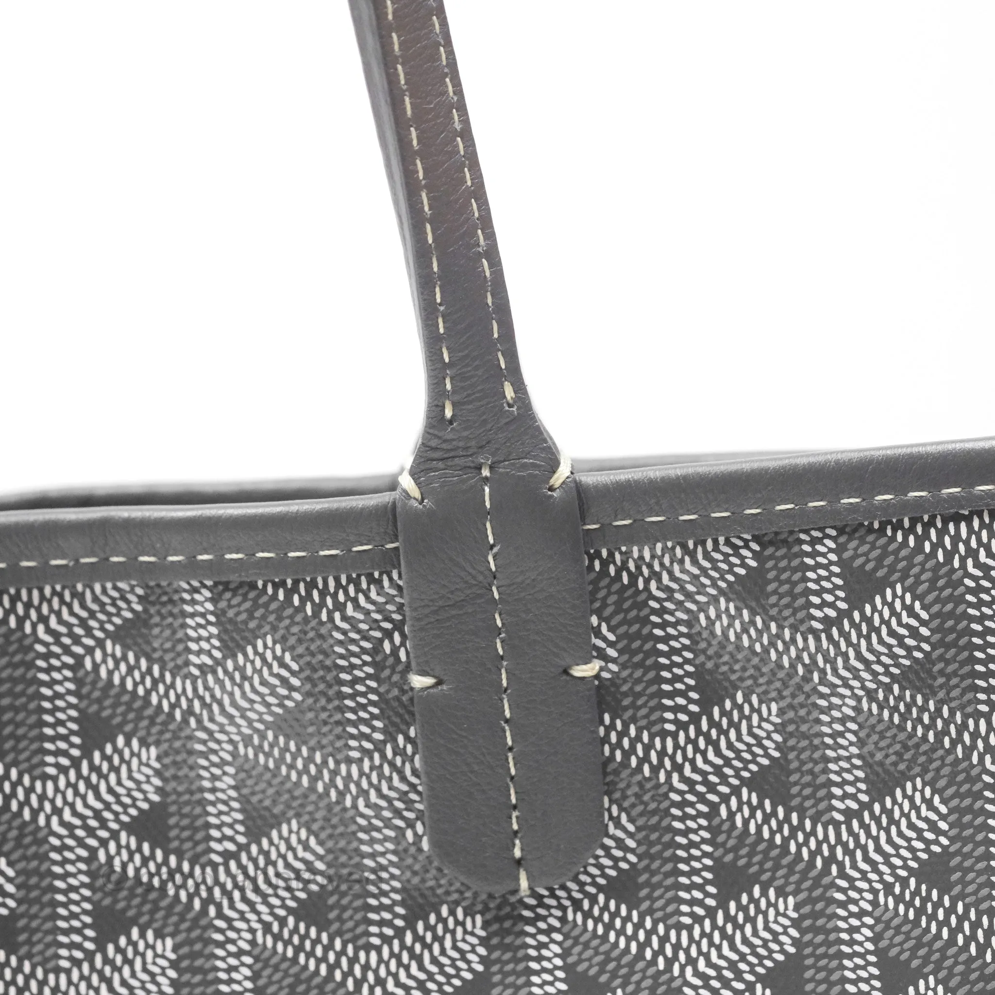 Goyard Anjou Mini Bag Goyardine Canvas Grey