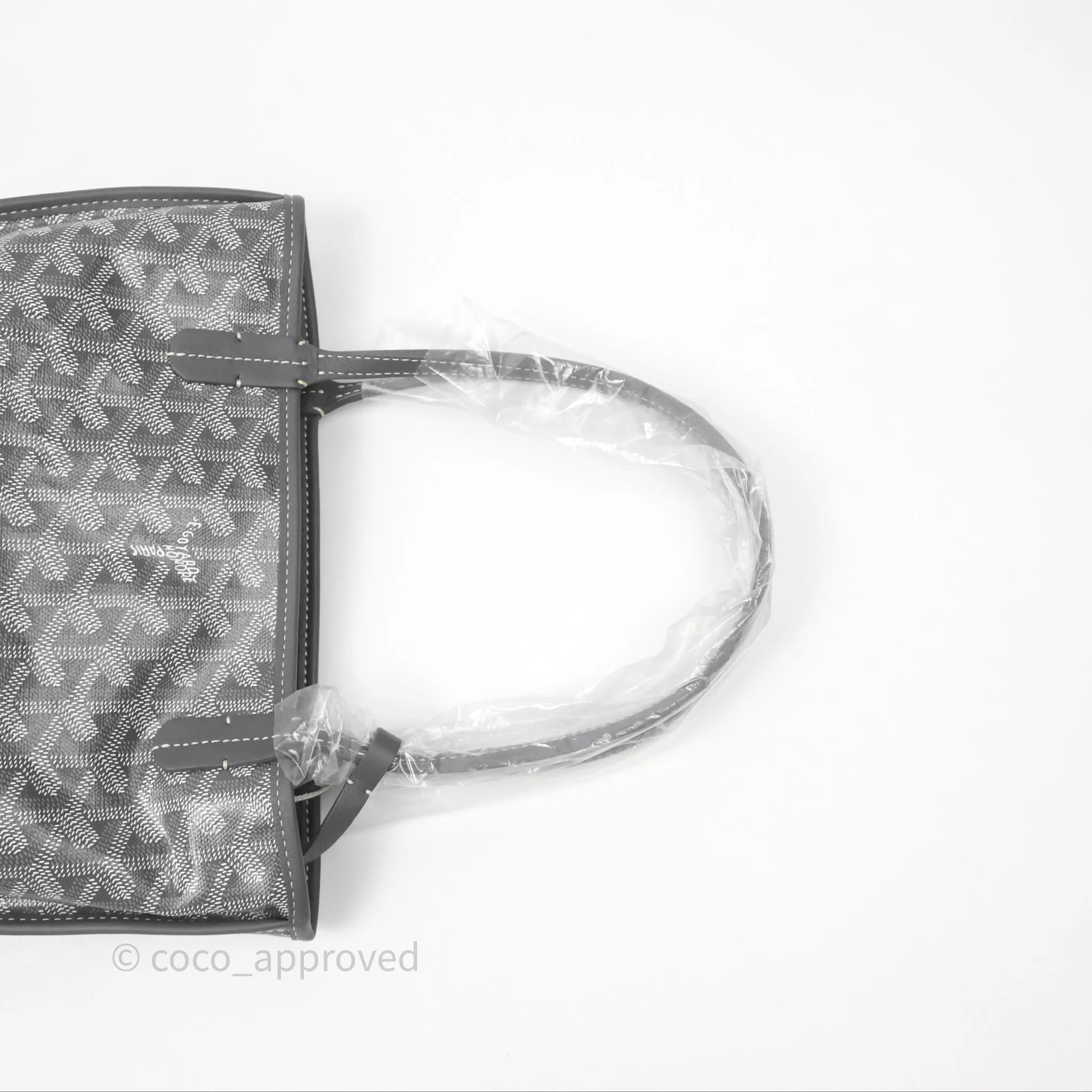 Goyard Anjou Mini Bag Goyardine Canvas Grey