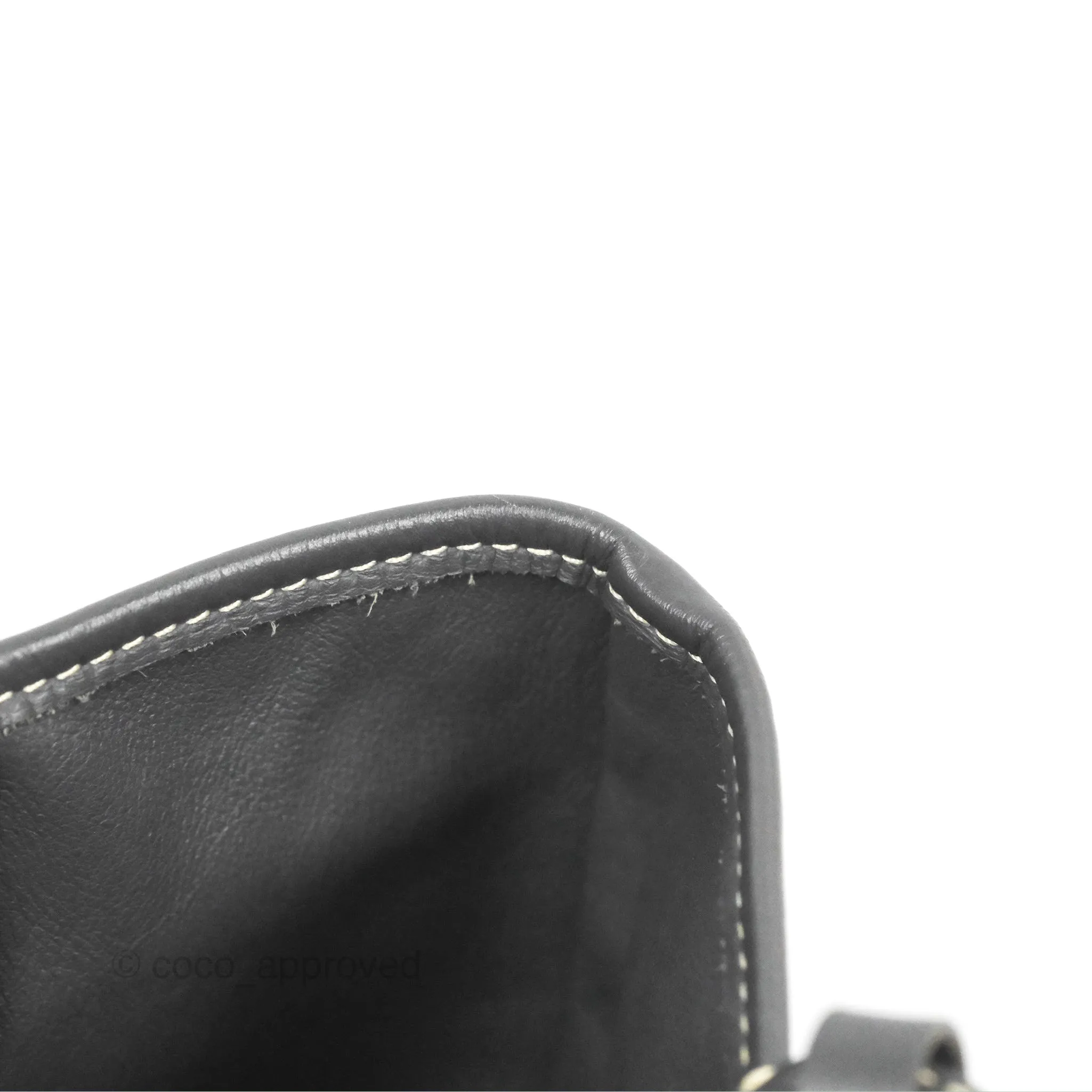 Goyard Anjou Mini Bag Goyardine Canvas Grey