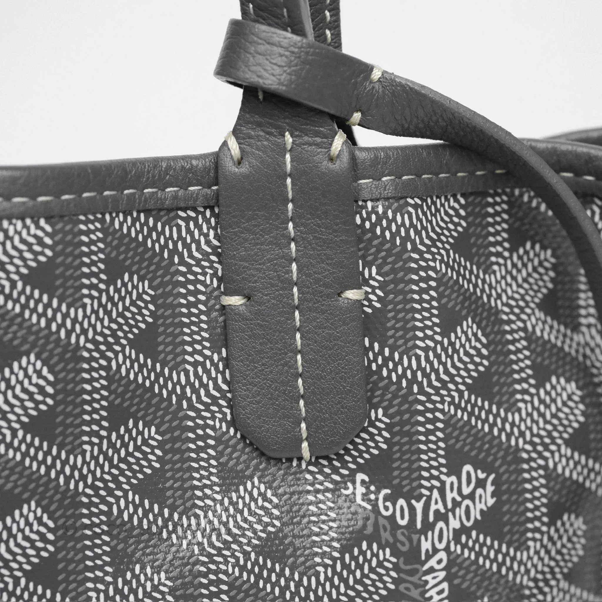 Goyard Anjou Mini Bag Goyardine Canvas Grey