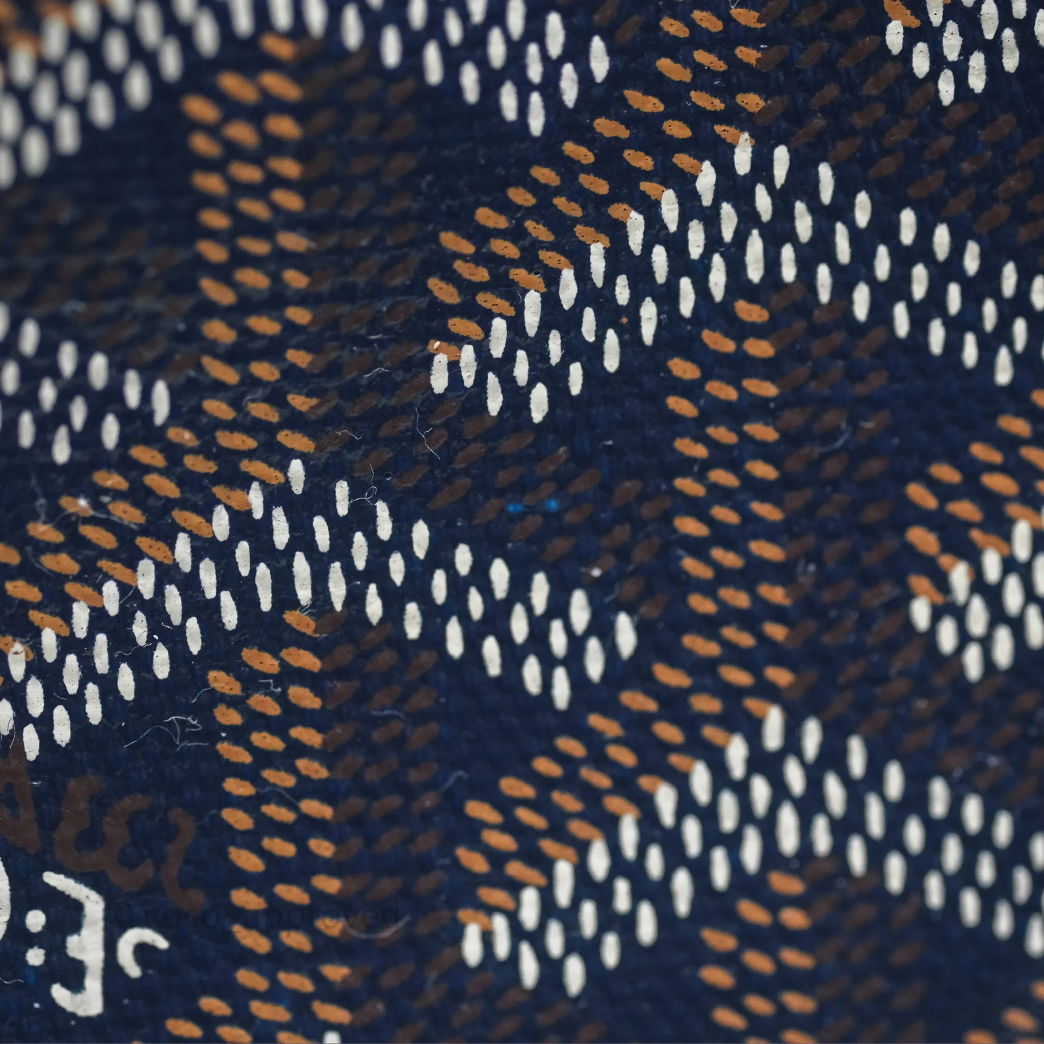 Goyard Anjou Mini Bag Goyardine Canvas Navy