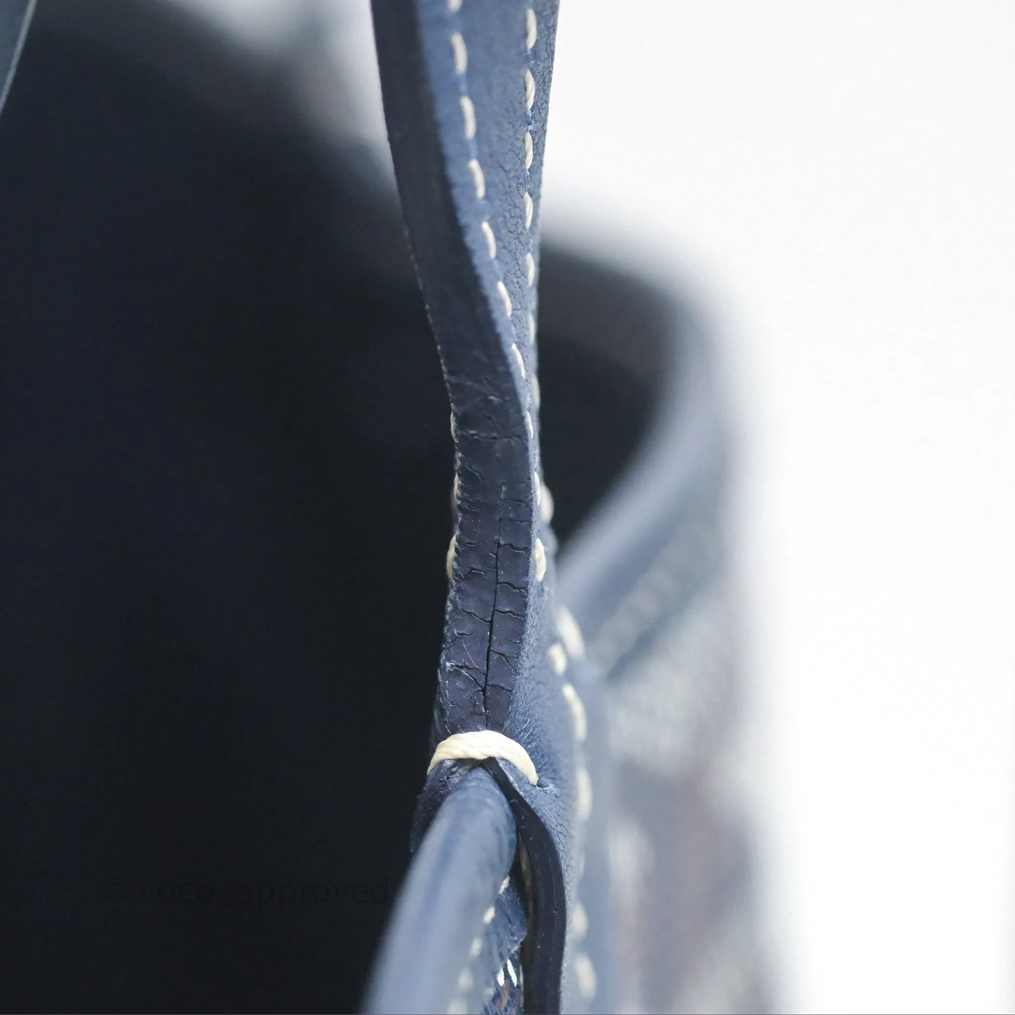 Goyard Anjou Mini Bag Goyardine Canvas Navy