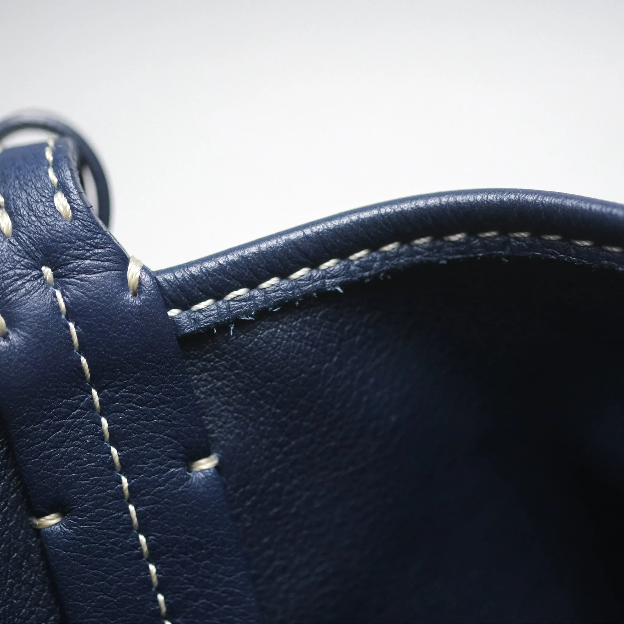 Goyard Anjou Mini Bag Goyardine Canvas Navy