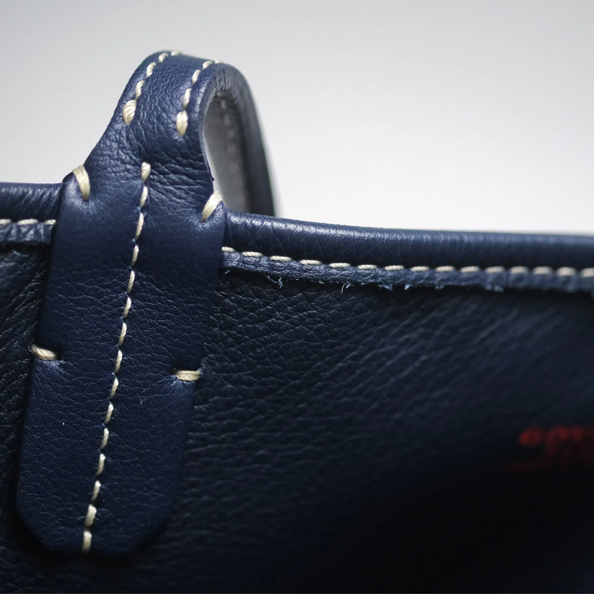 Goyard Anjou Mini Bag Goyardine Canvas Navy