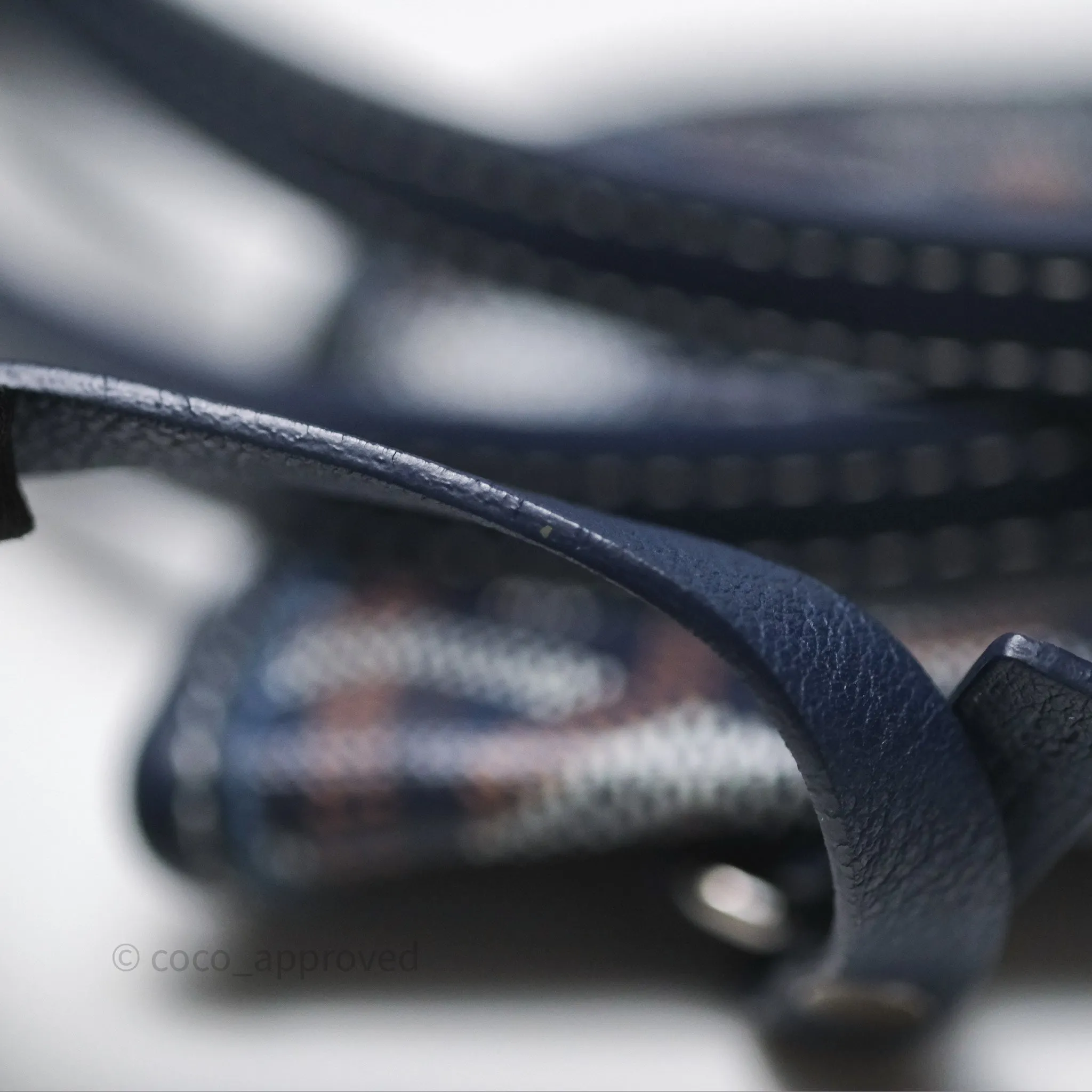 Goyard Anjou Mini Bag Goyardine Canvas Navy
