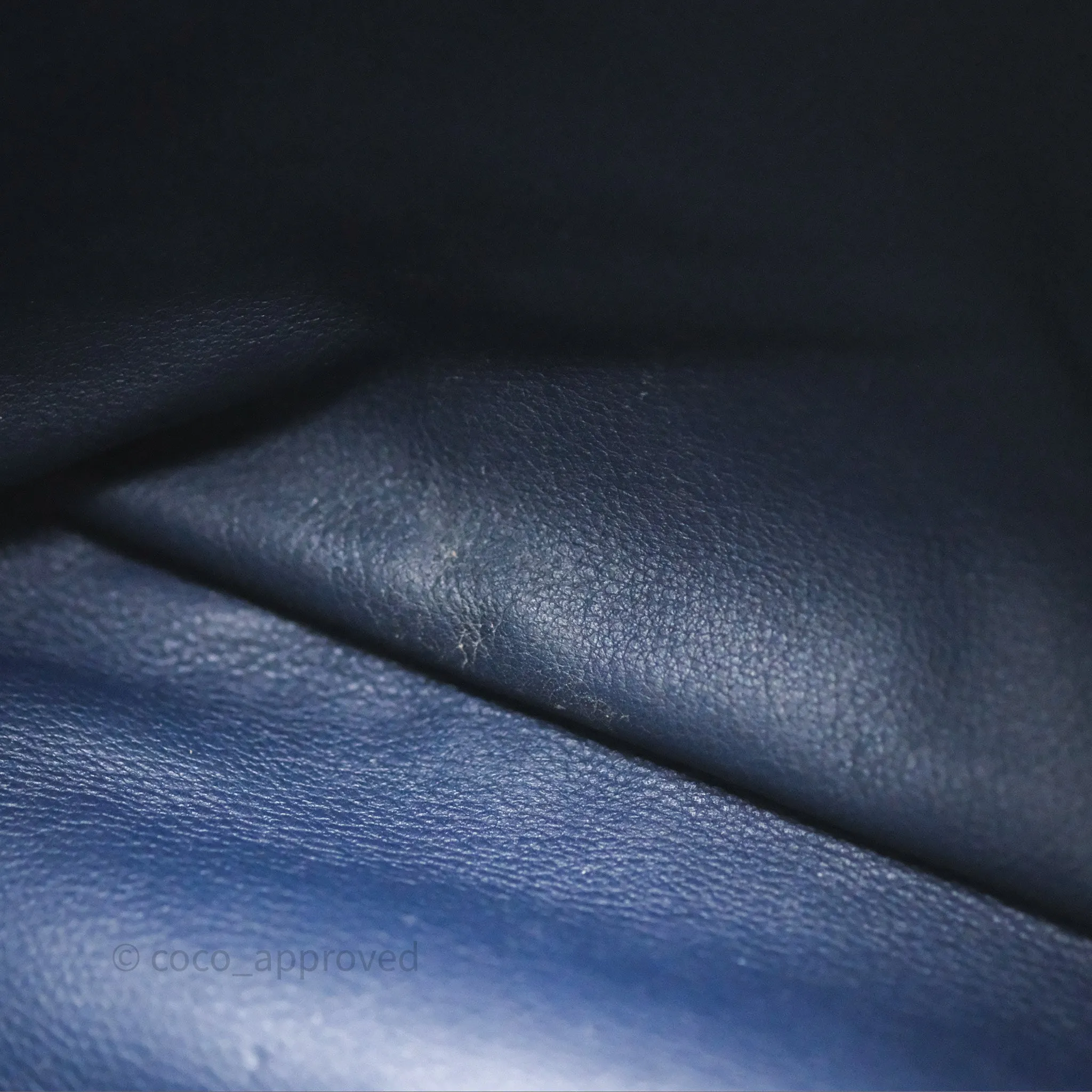 Goyard Anjou Mini Bag Goyardine Canvas Navy