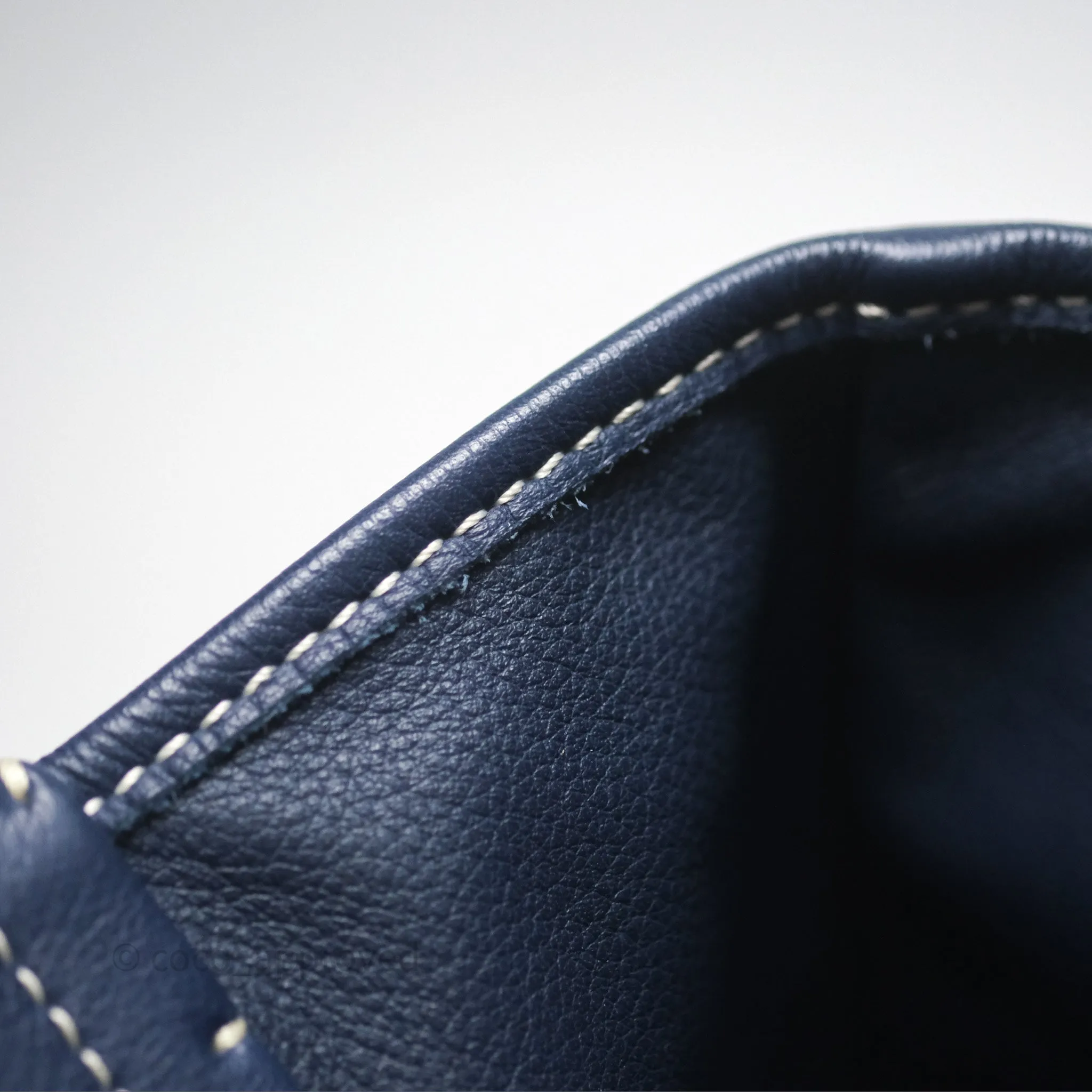Goyard Anjou Mini Bag Goyardine Canvas Navy