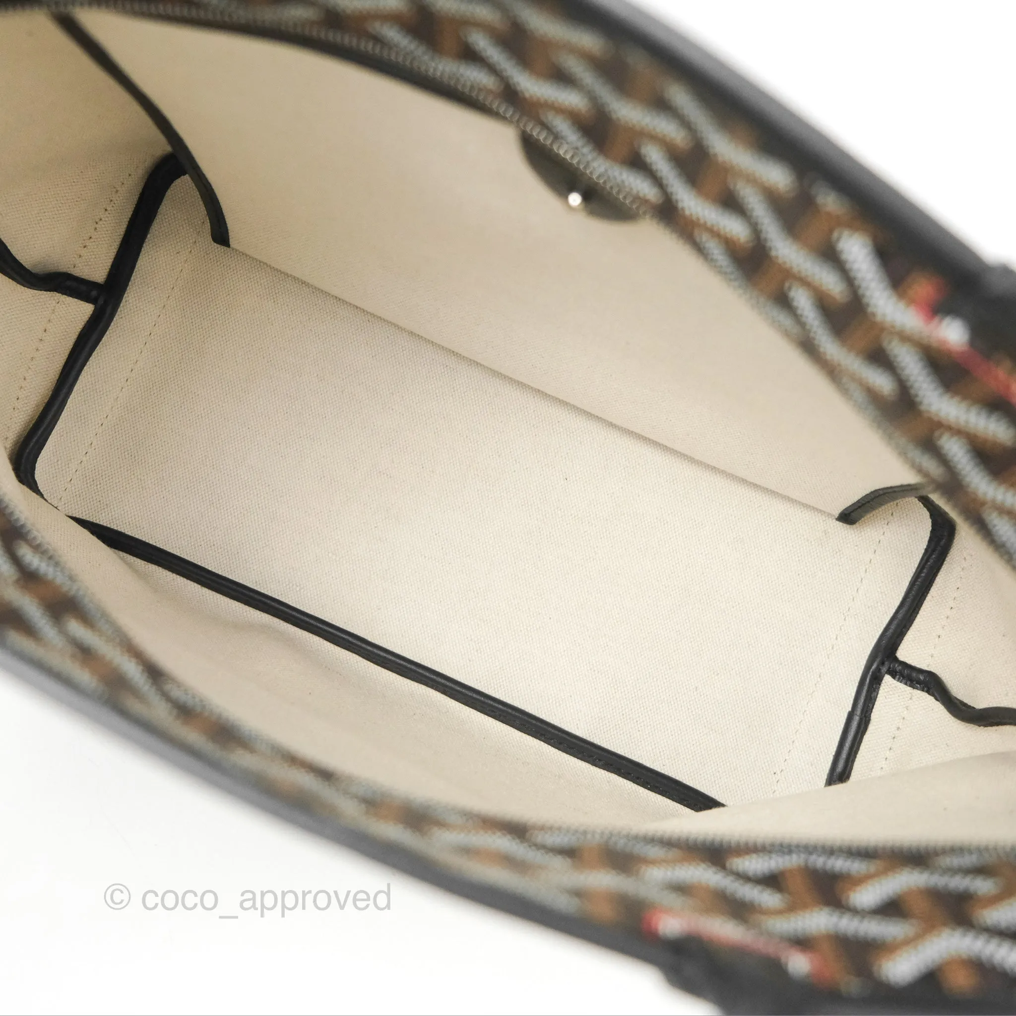 Goyard Artois Goyardine Canvas PM Black