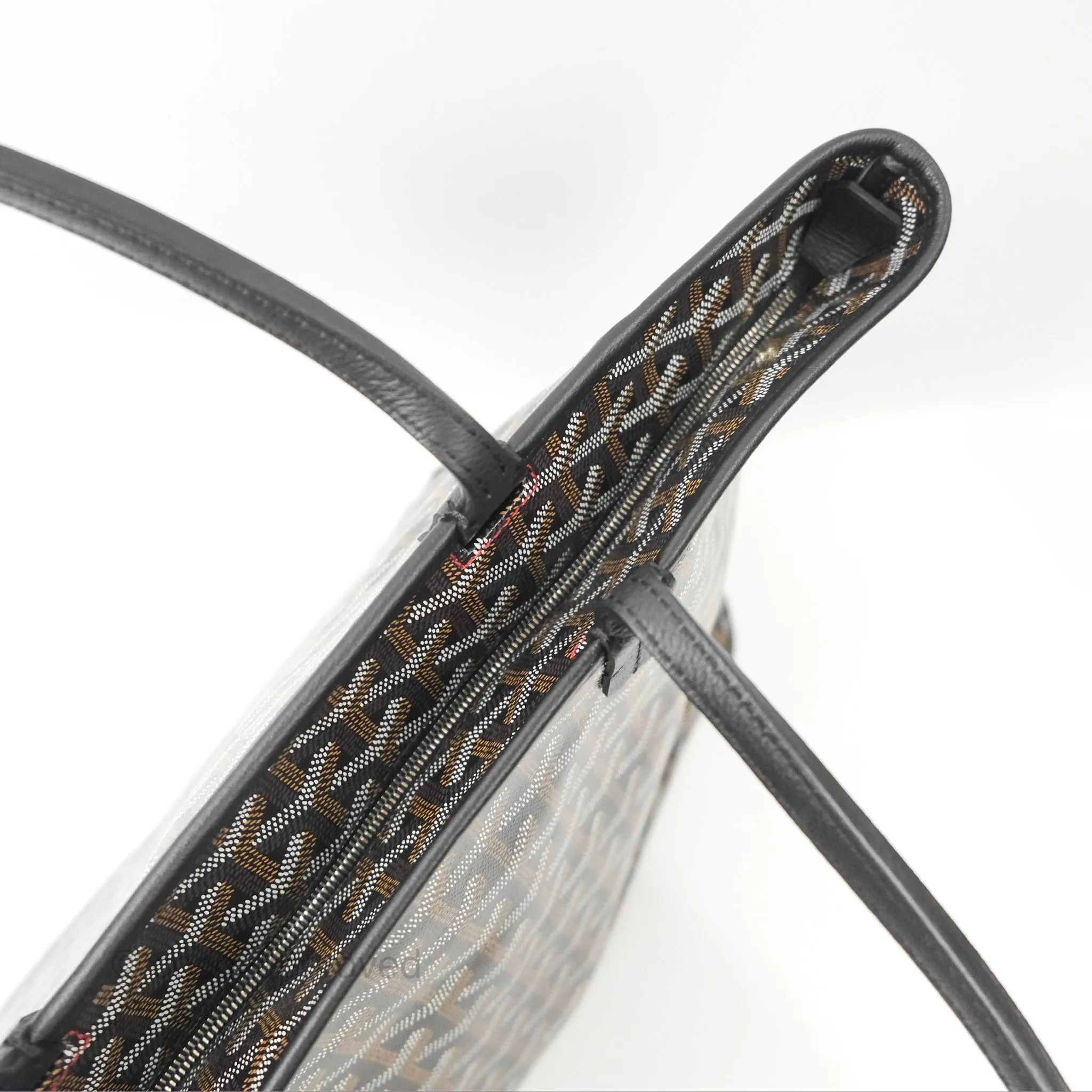 Goyard Artois Goyardine Canvas PM Black