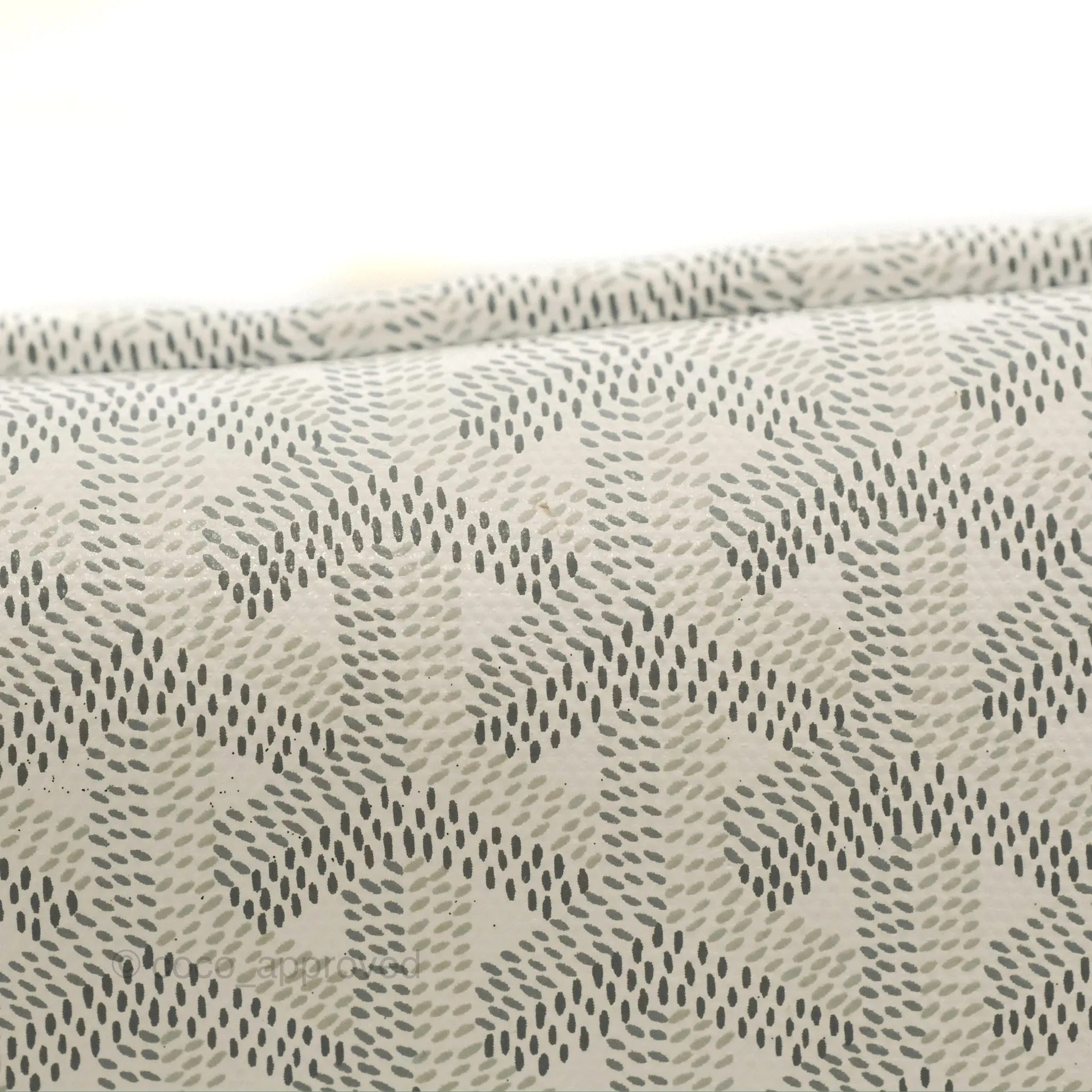 Goyard Artois Goyardine Canvas PM White