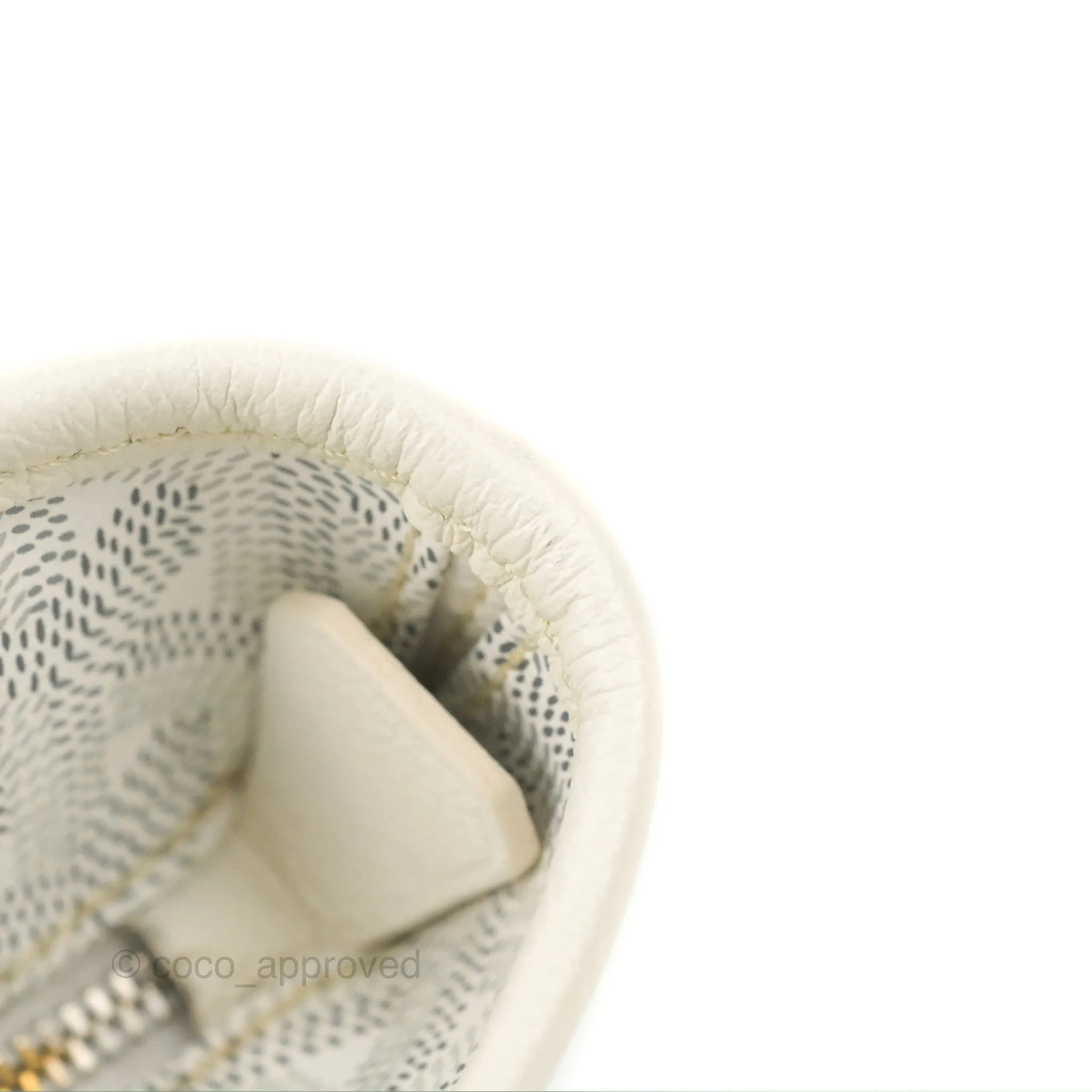Goyard Artois Goyardine Canvas PM White