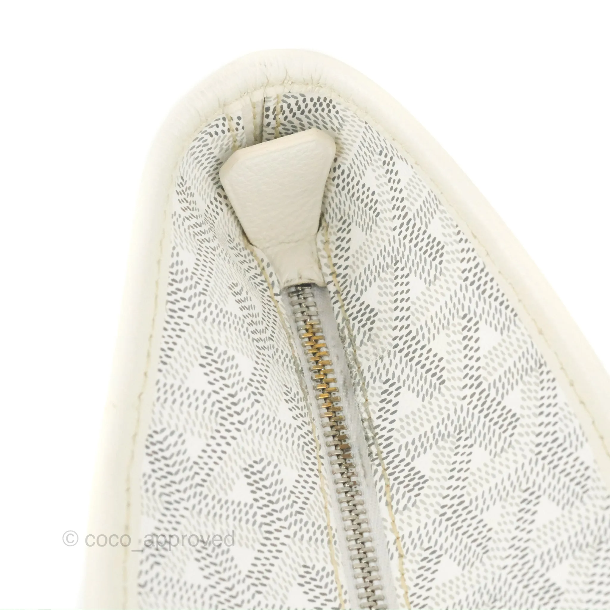 Goyard Artois Goyardine Canvas PM White