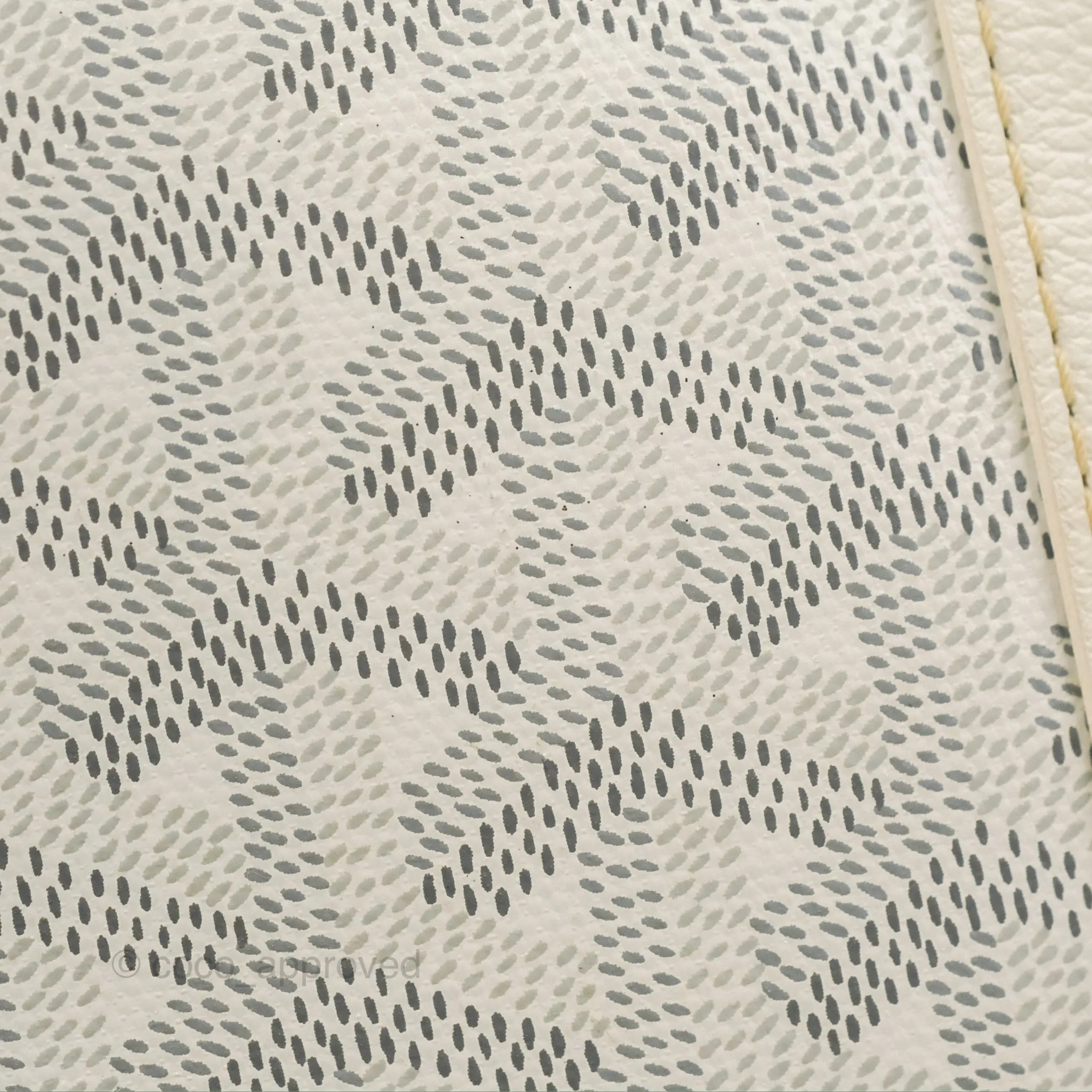 Goyard Artois Goyardine Canvas PM White