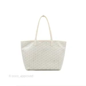 Goyard Artois Goyardine Canvas PM White