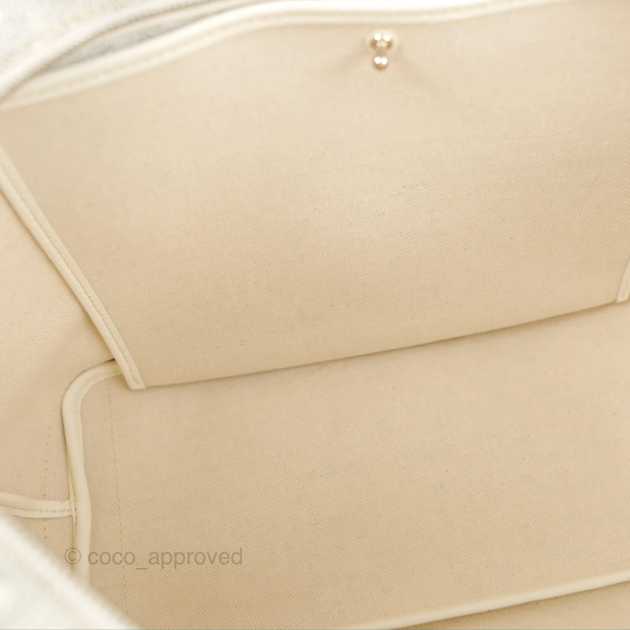 Goyard Artois Goyardine Canvas PM White