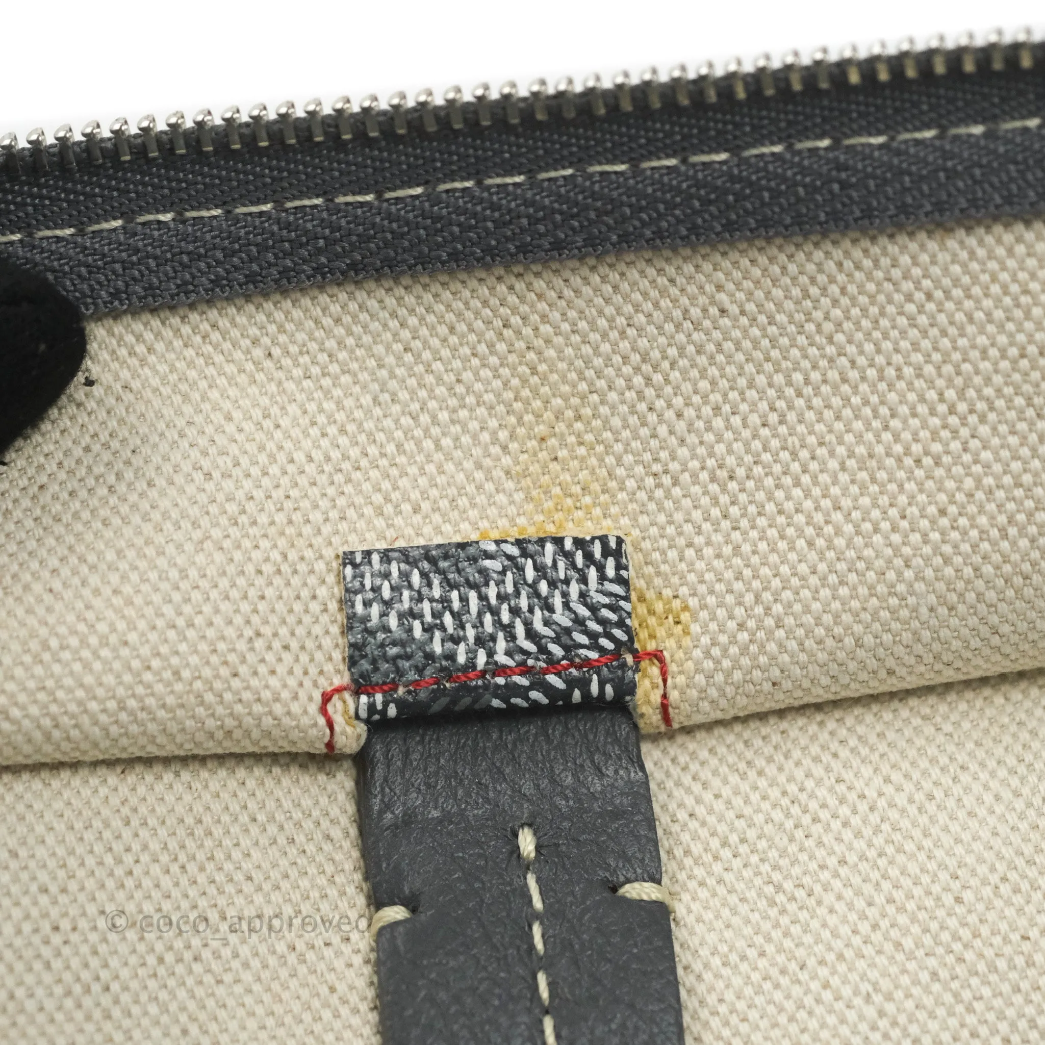 Goyard Artois Grey Goyardine Canvas PM