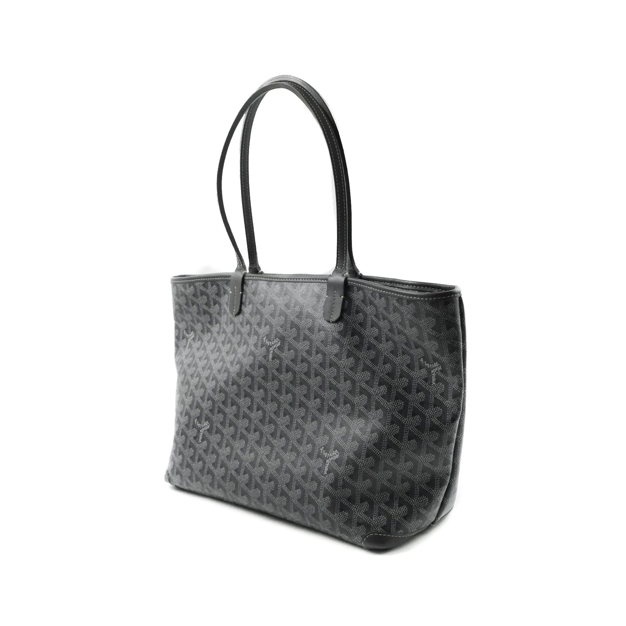 Goyard Artois Grey Goyardine Canvas PM