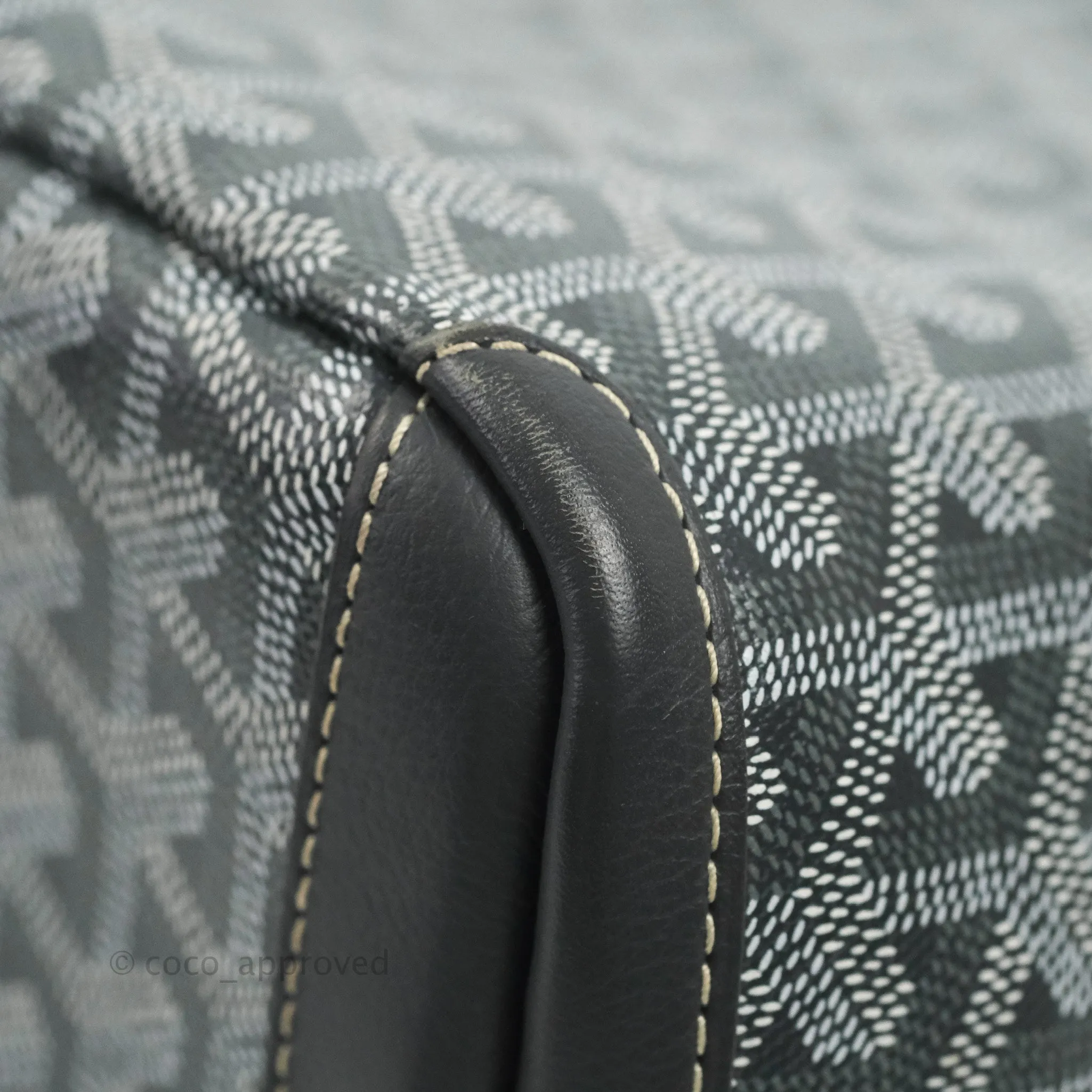 Goyard Artois Grey Goyardine Canvas PM