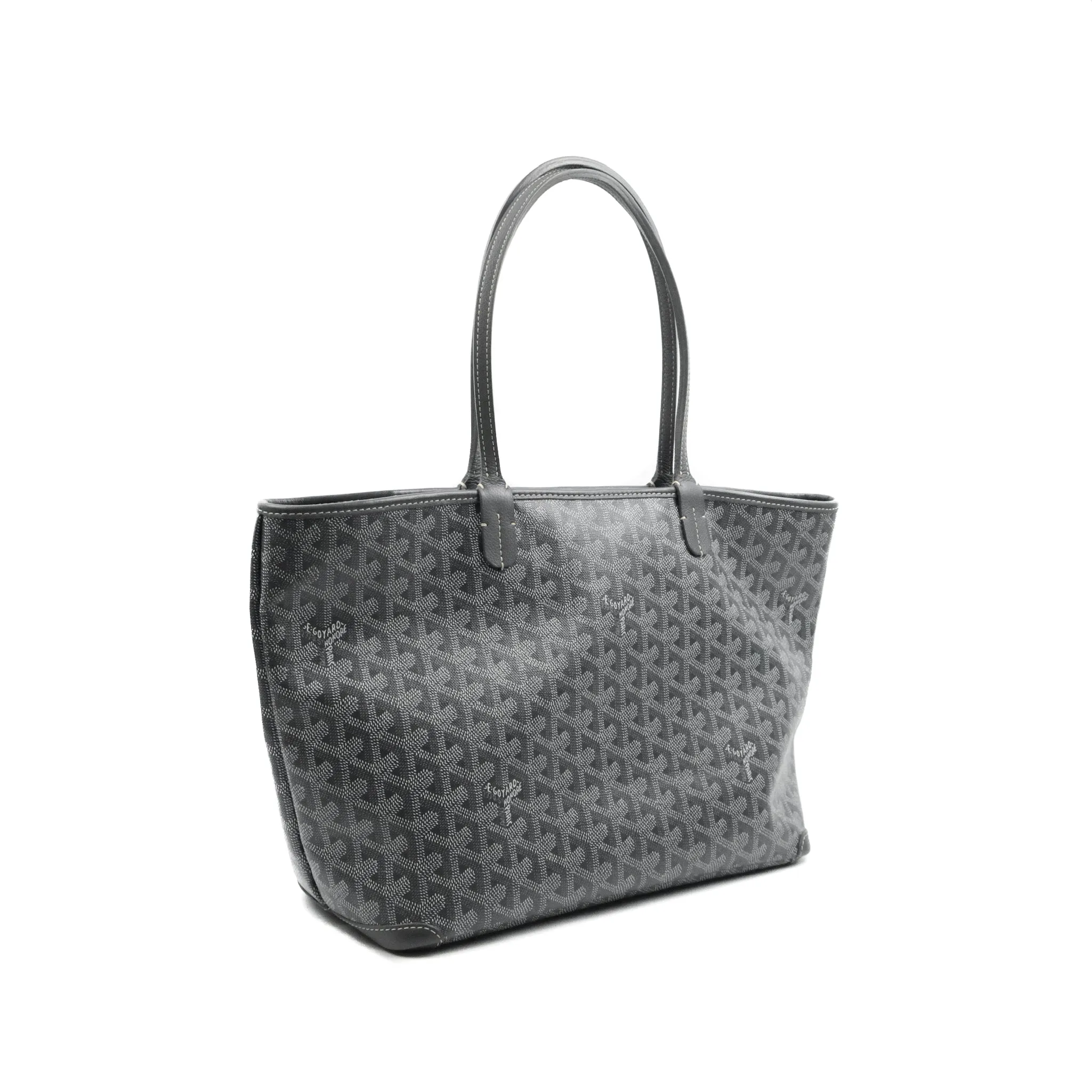 Goyard Artois Grey Goyardine Canvas PM