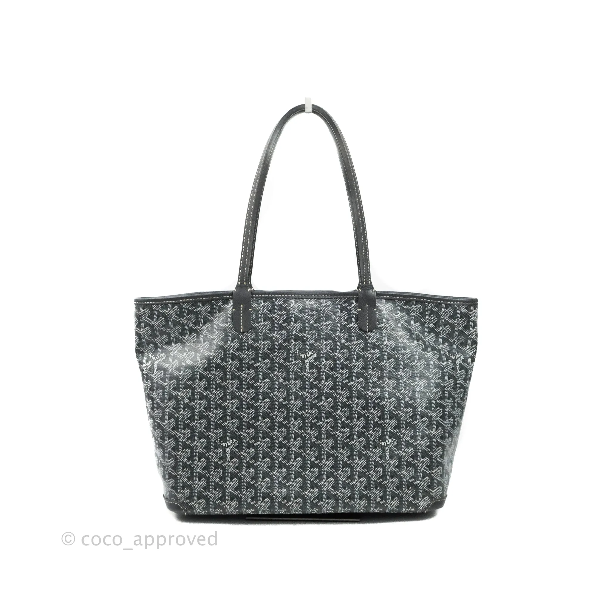 Goyard Artois Grey Goyardine Canvas PM