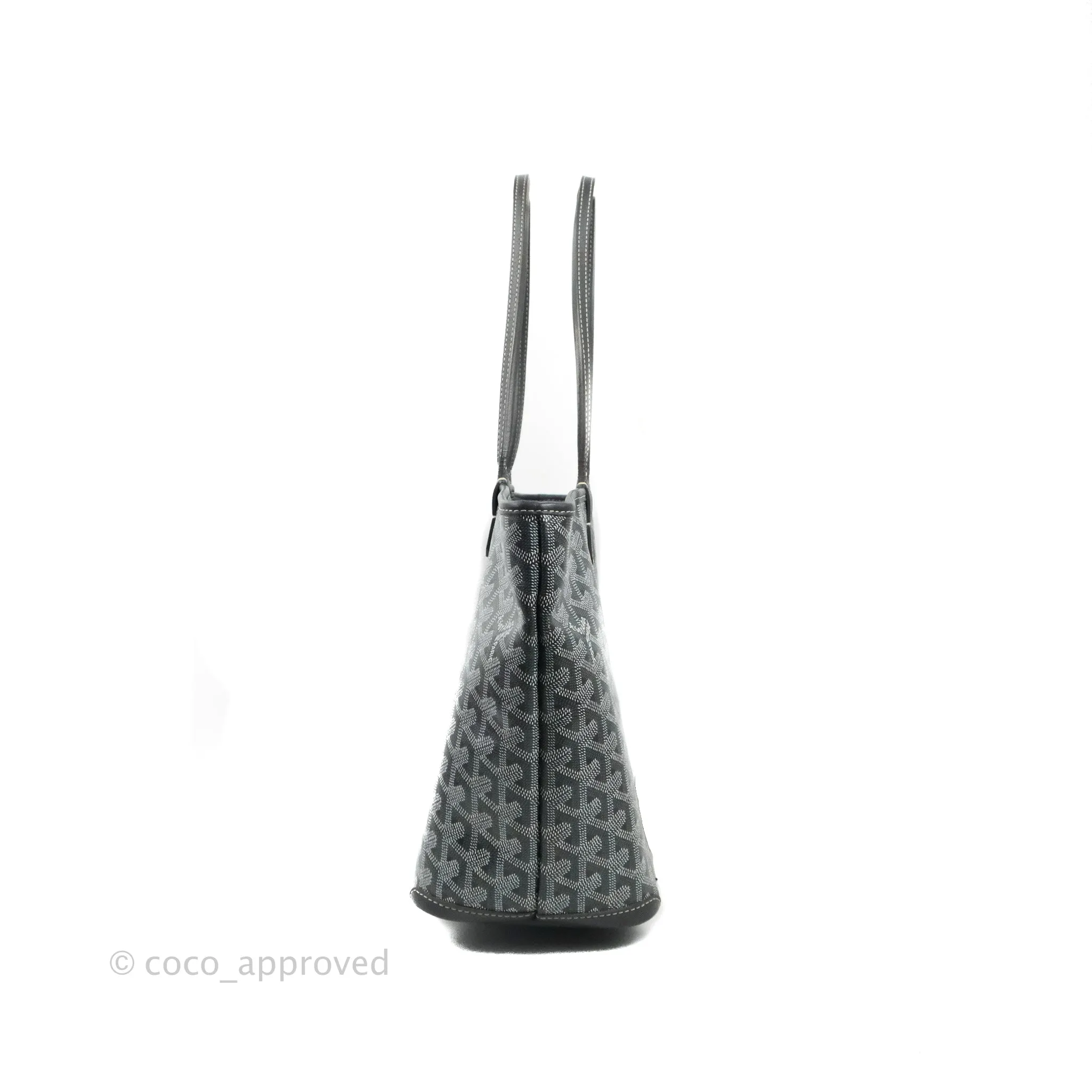 Goyard Artois Grey Goyardine Canvas PM