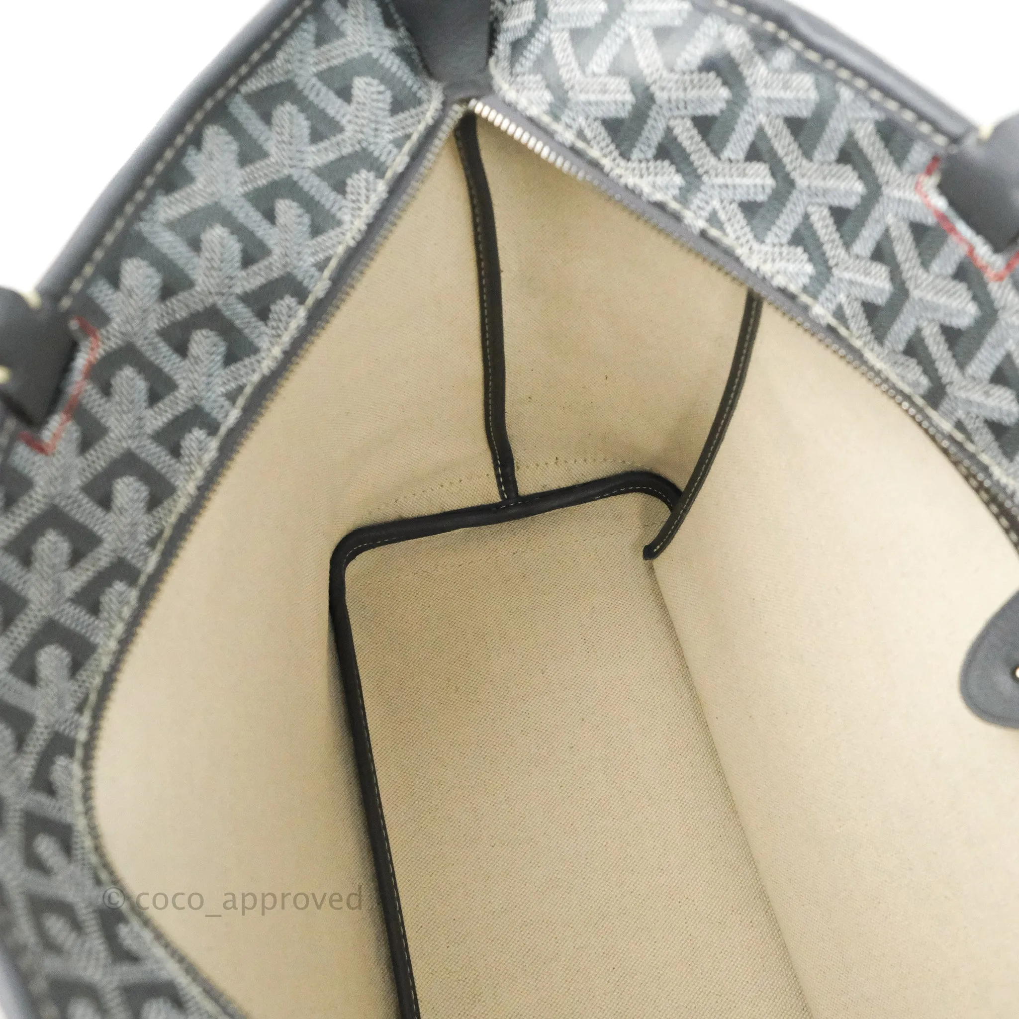 Goyard Artois Grey Goyardine Canvas PM