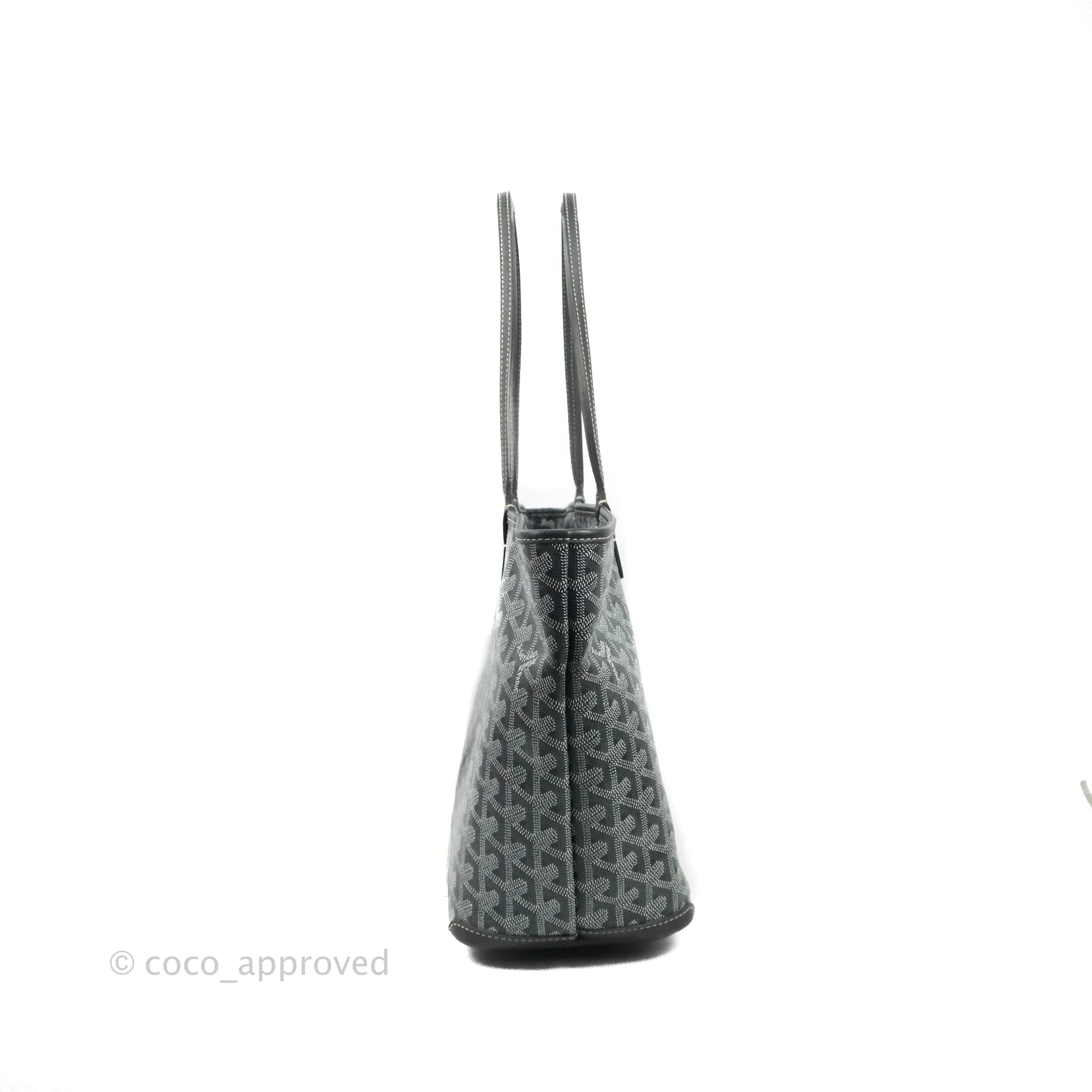 Goyard Artois Grey Goyardine Canvas PM