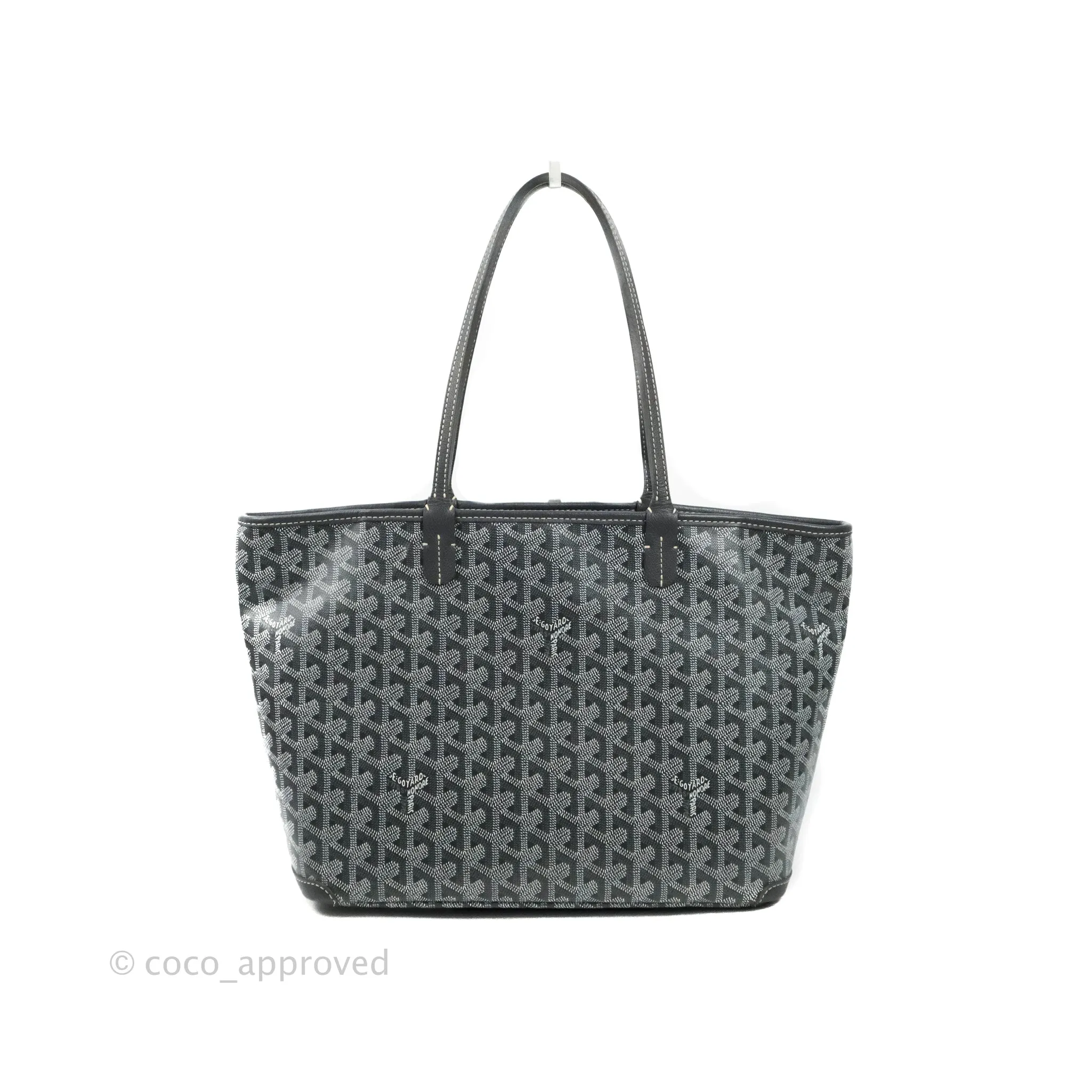 Goyard Artois Grey Goyardine Canvas PM