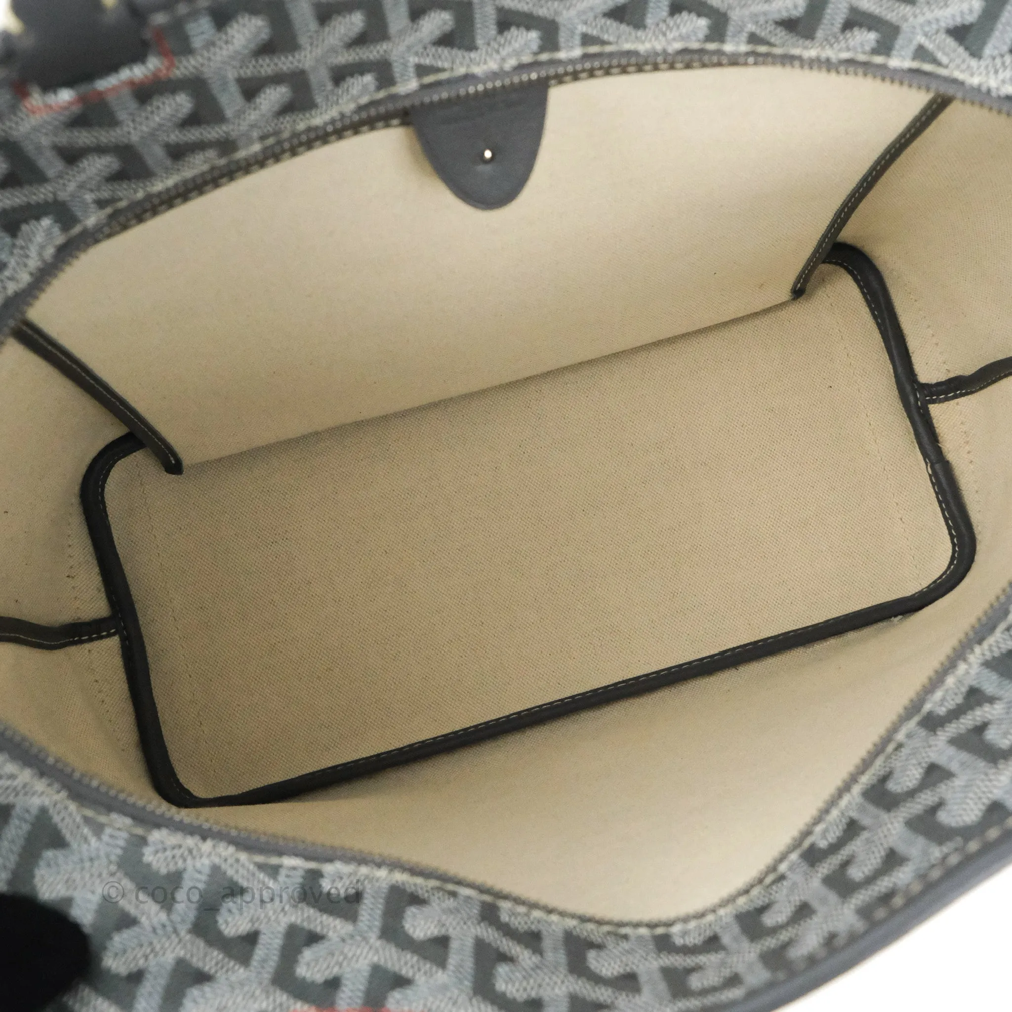 Goyard Artois Grey Goyardine Canvas PM