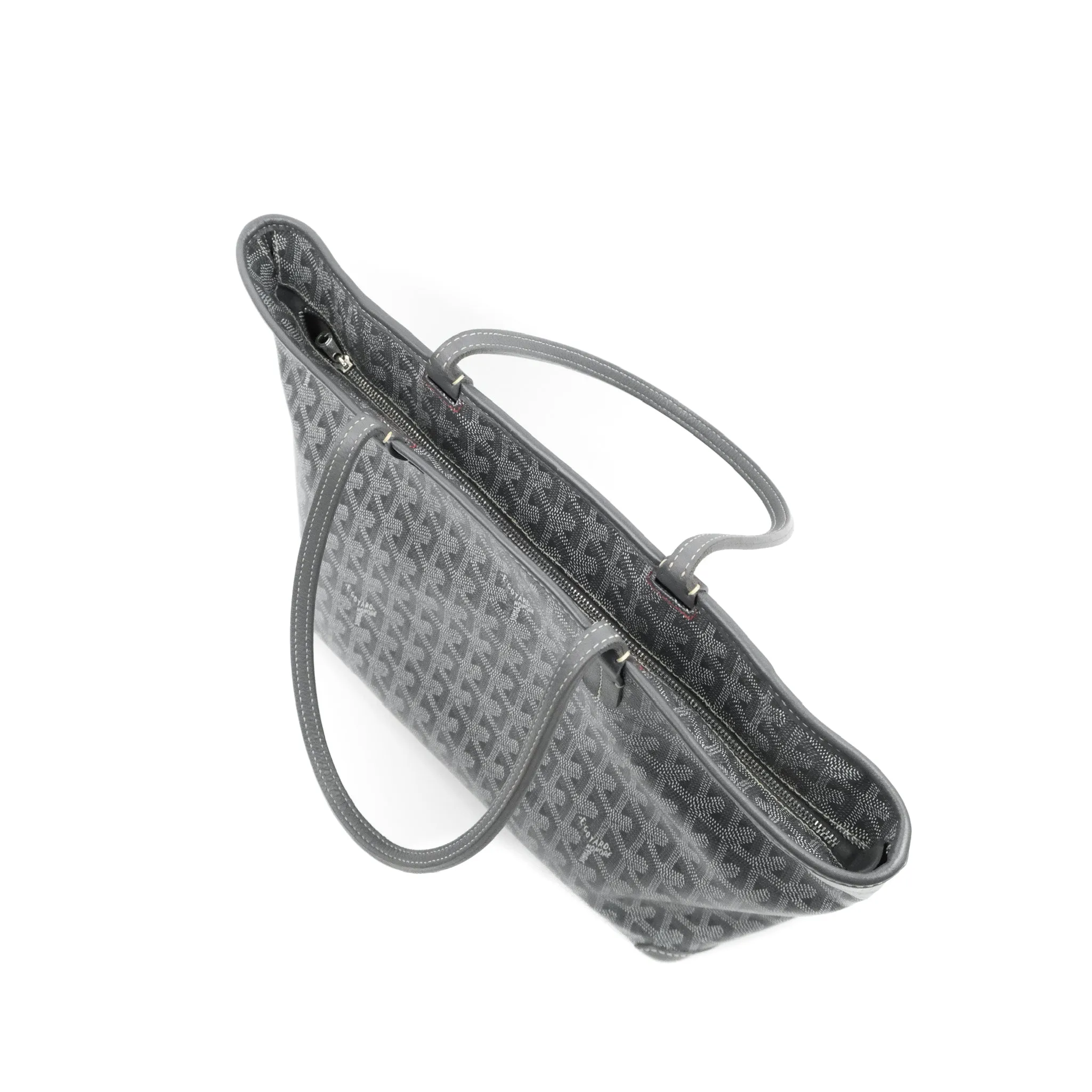 Goyard Artois Grey Goyardine Canvas PM