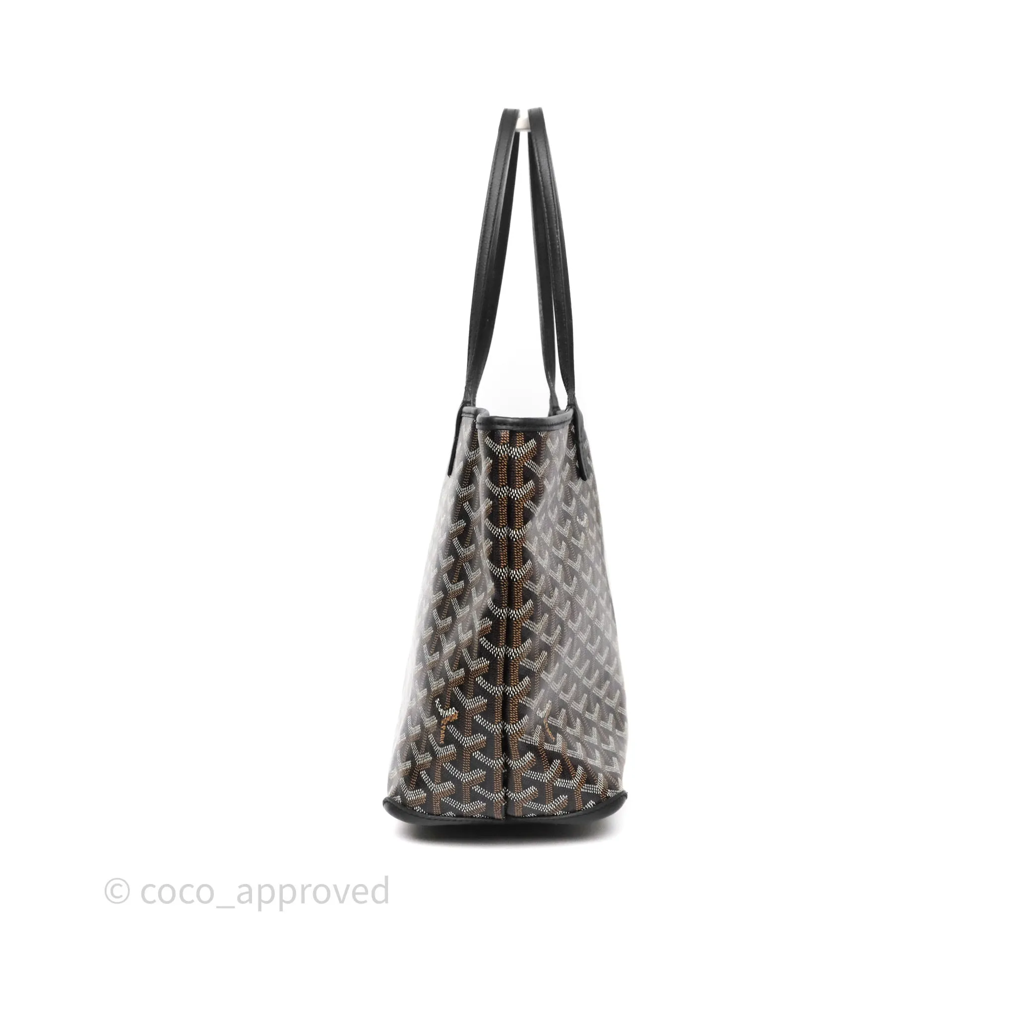 Goyard Artois Tote PM Goyardine Canvas Black