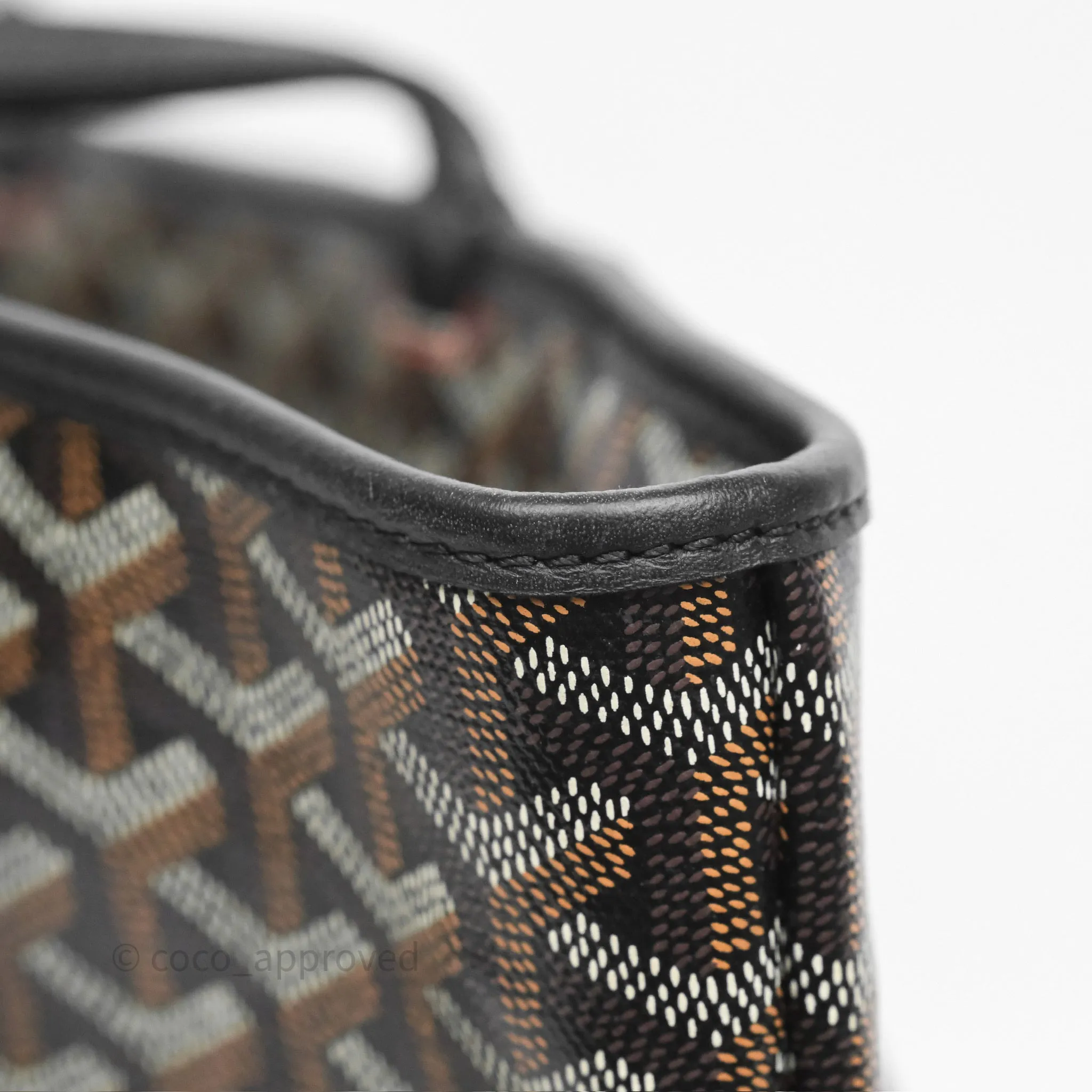 Goyard Artois Tote PM Goyardine Canvas Black