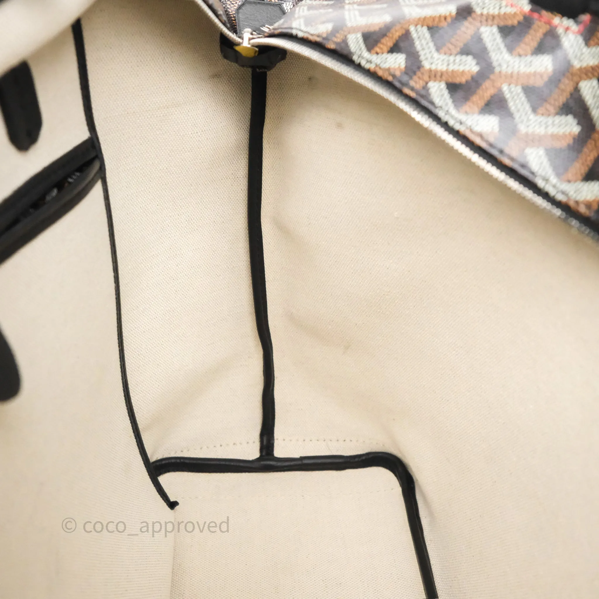 Goyard Artois Tote PM Goyardine Canvas Black