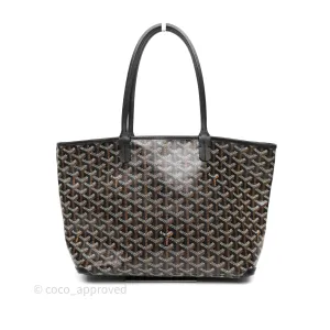 Goyard Artois Tote PM Goyardine Canvas Black